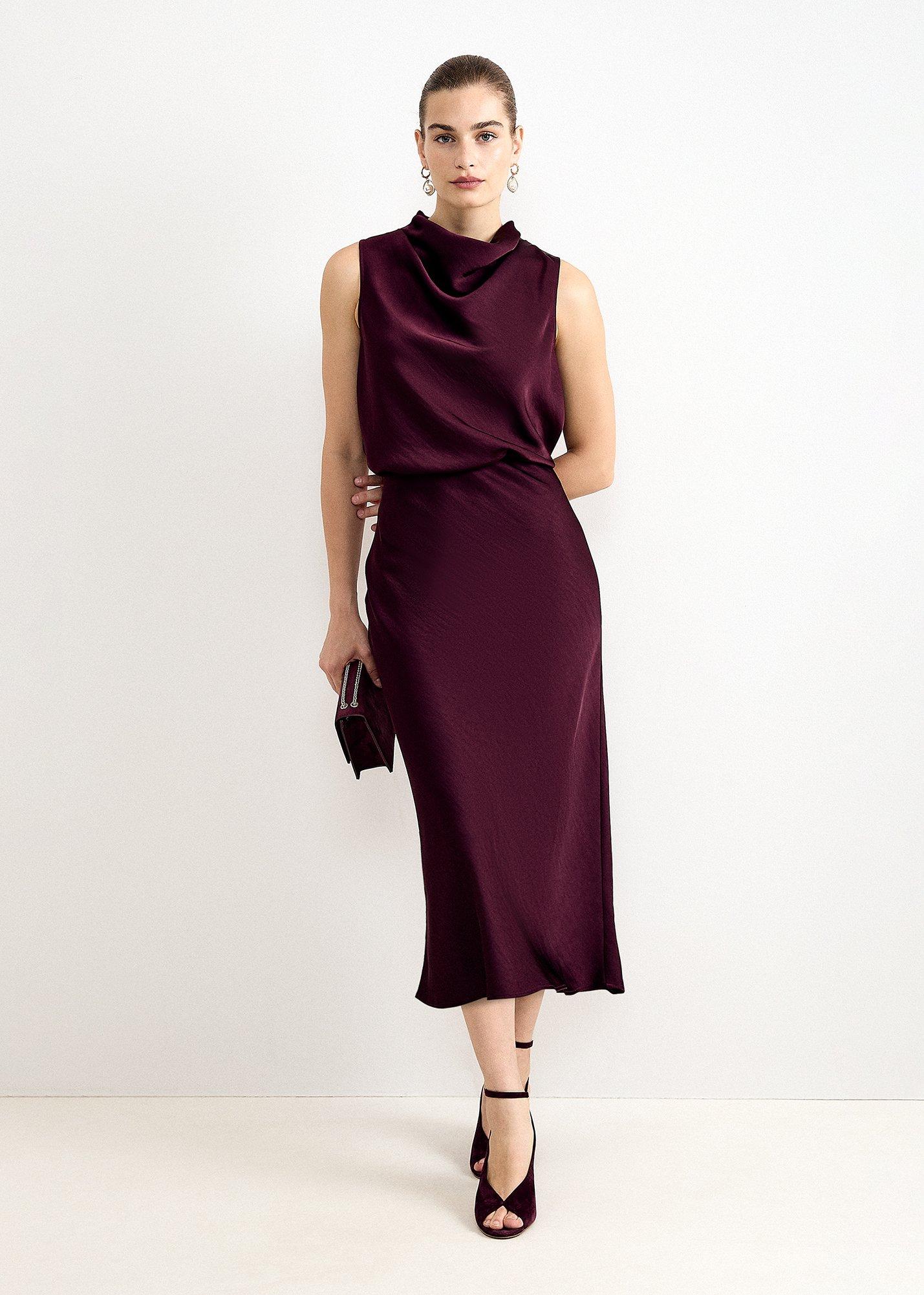 Blake Satin Slip Skirt