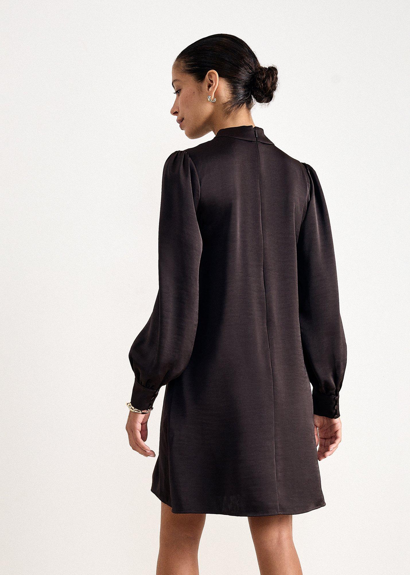 Elva Satin Shift Dress