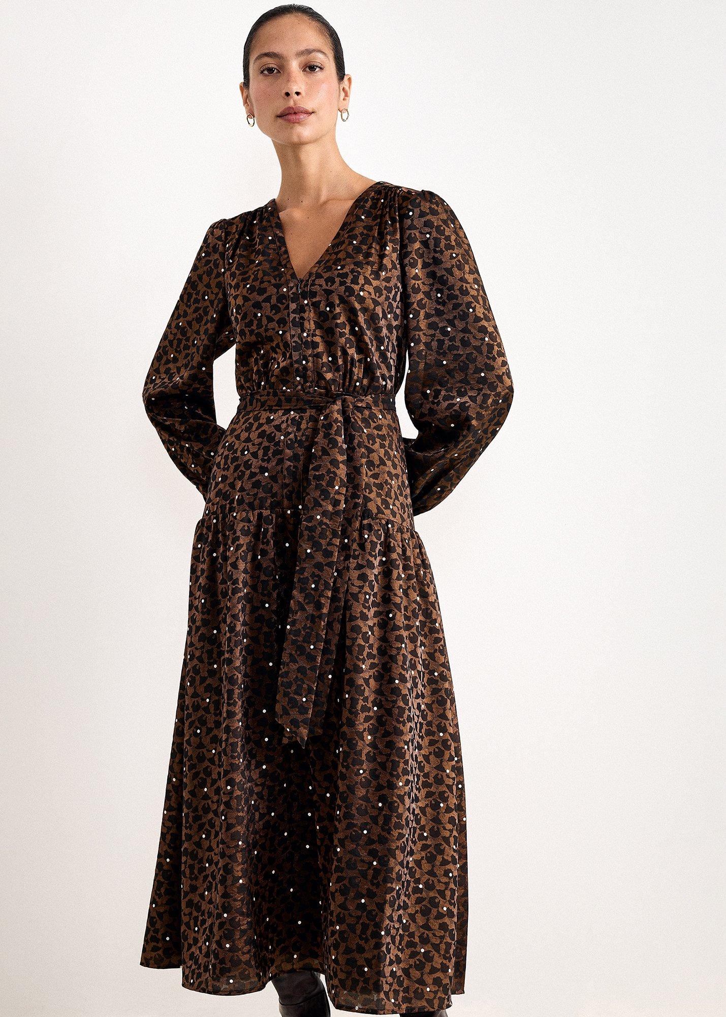 Carolina Spot Jacquard Dress