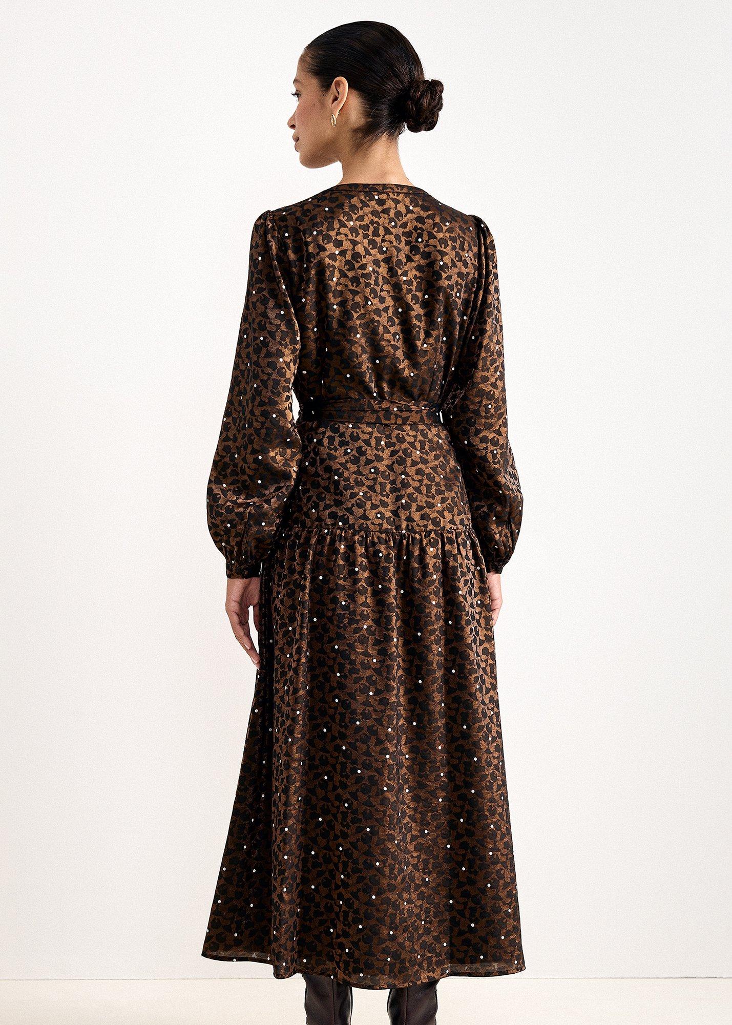Carolina Spot Jacquard Dress