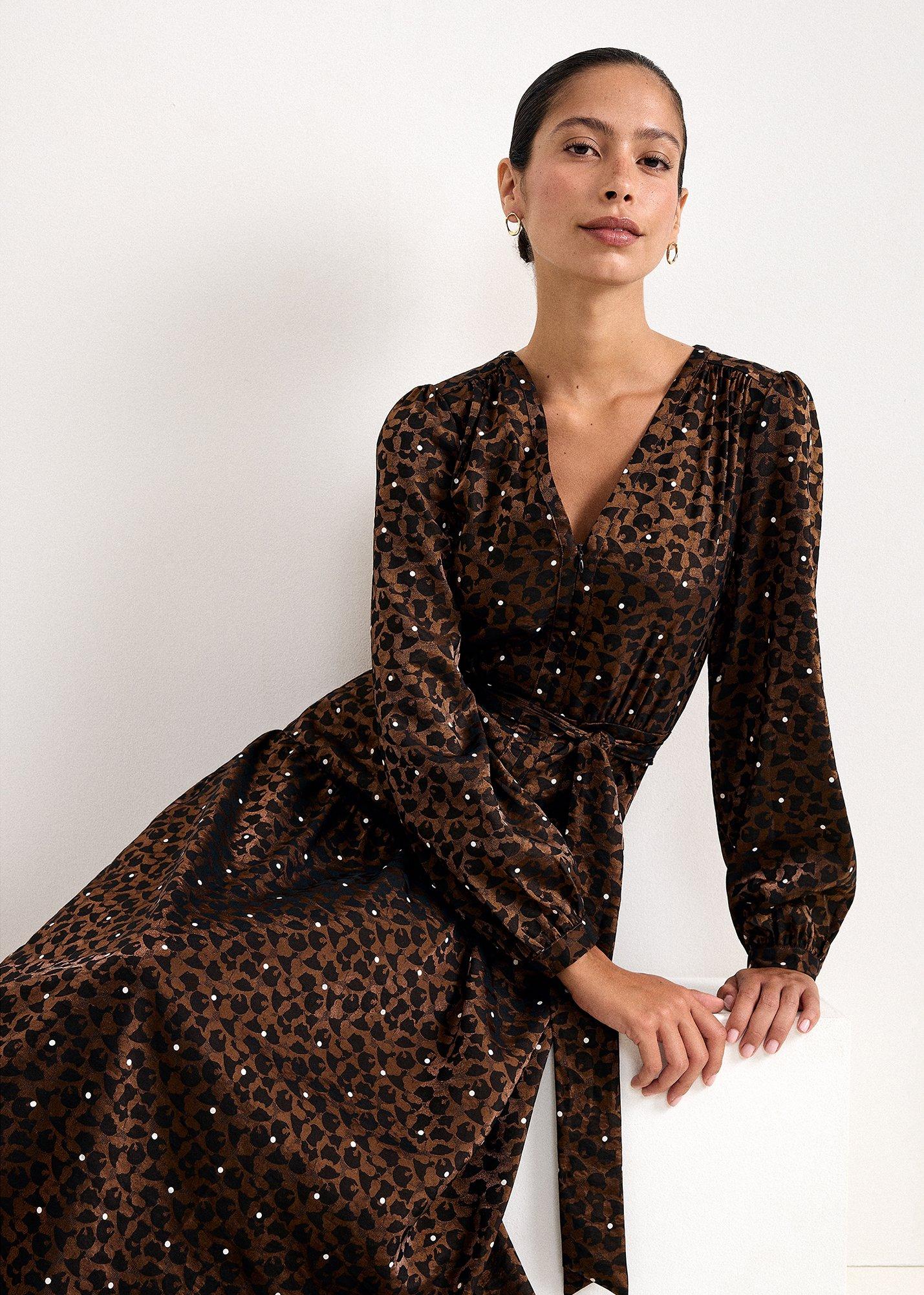carolina-spot-jacquard-dress