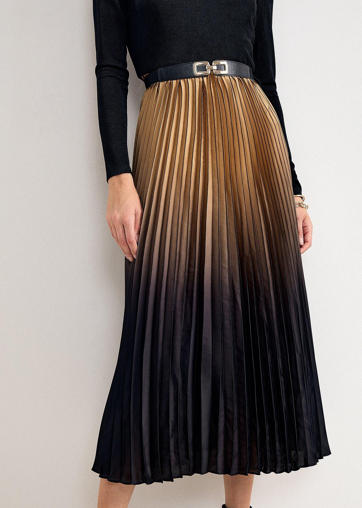 meloni-foil-skirt-dress
