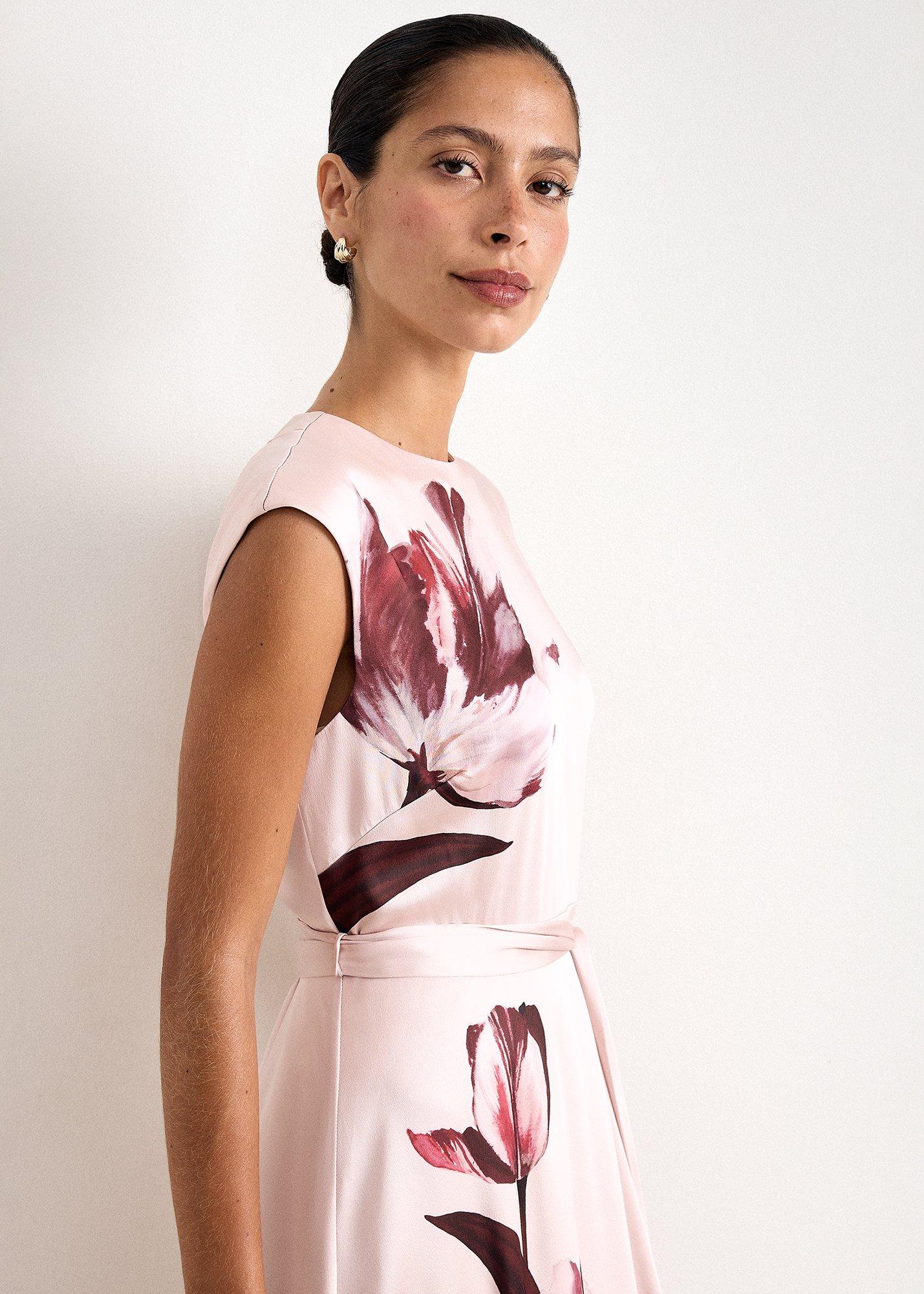 jane-satin-floral-placement-print-dress