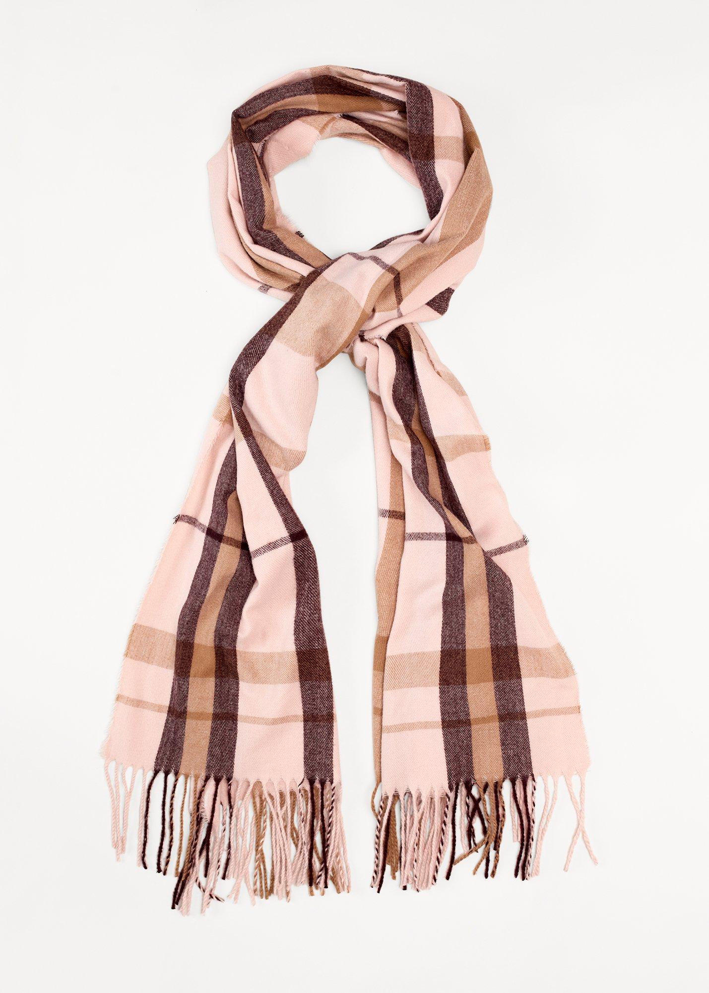 Check Print Winter Scarf