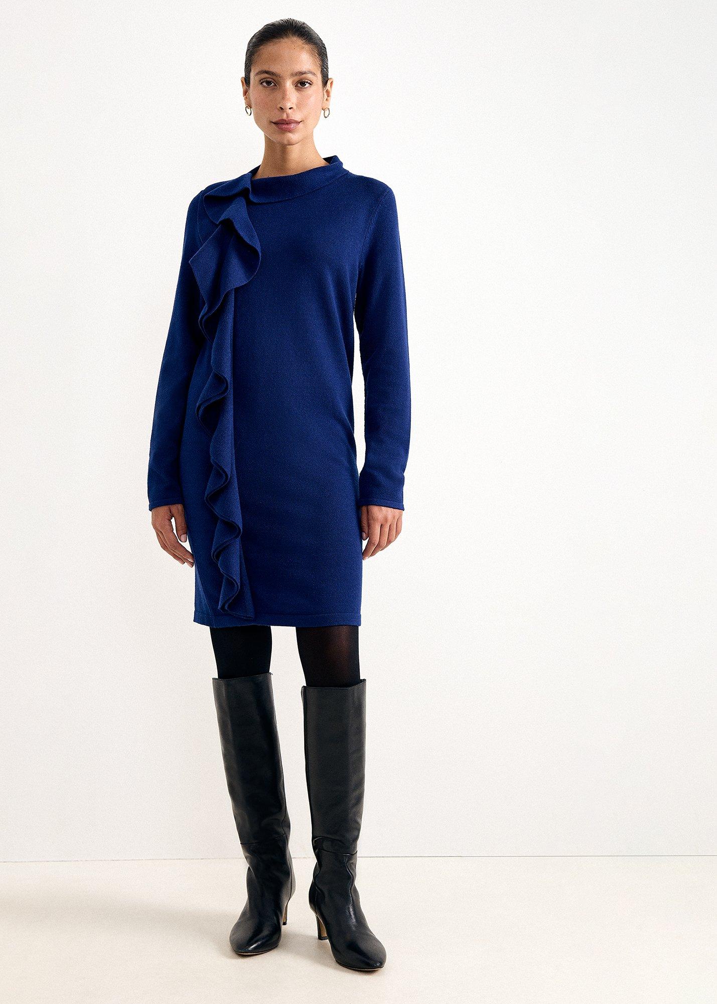 lala-ruffle-knit-dress