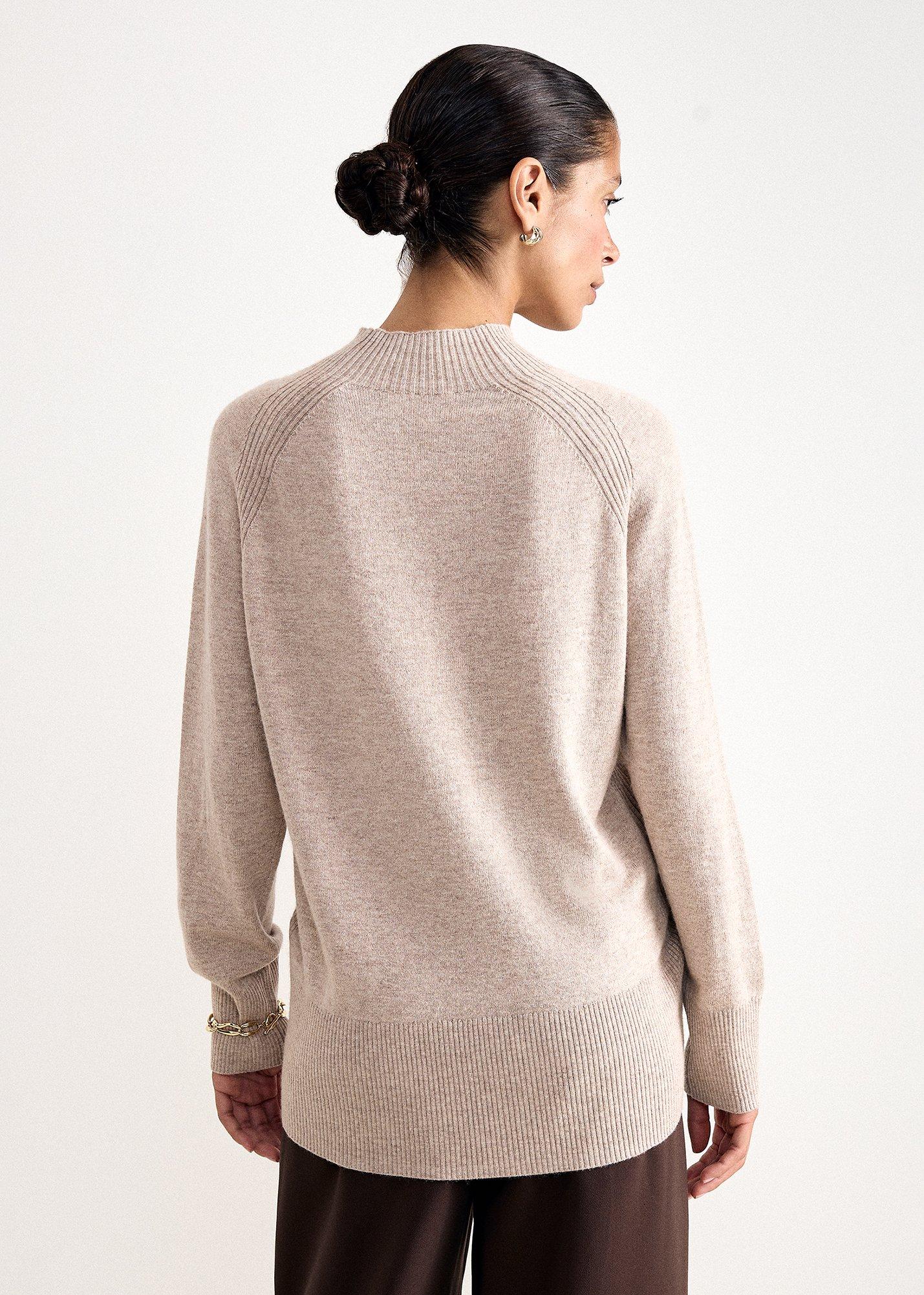 Ashleigh Ribbed Cashmere Blend Jumper