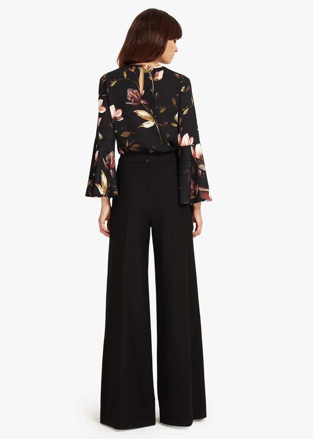 Beatrix Button Wide Leg Trousers