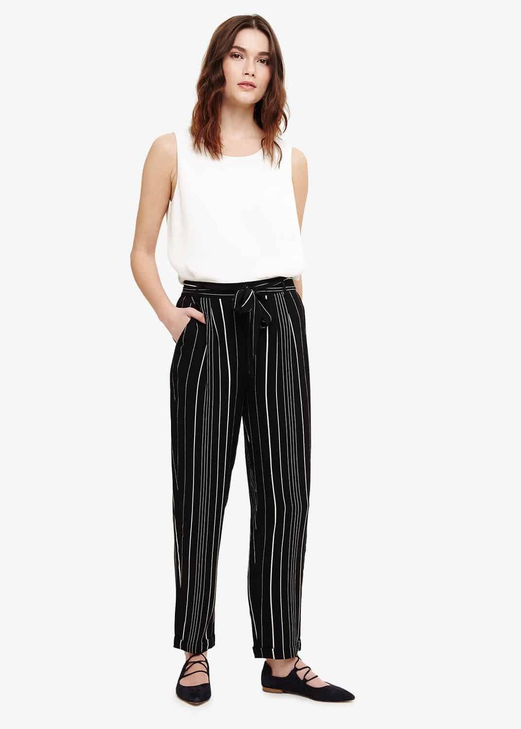 Helen Stripe Trousers