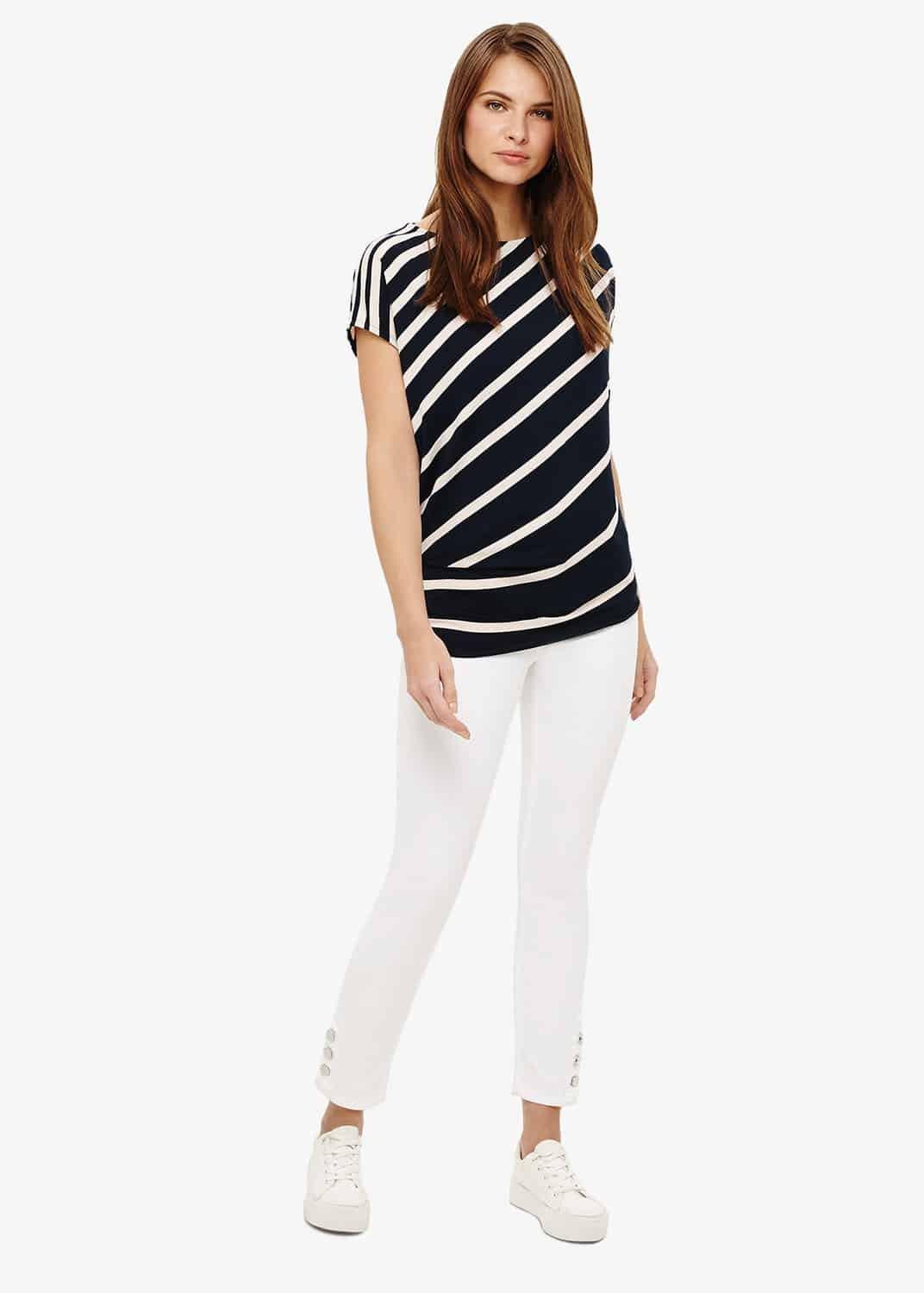 Billie Button Hem Jeans