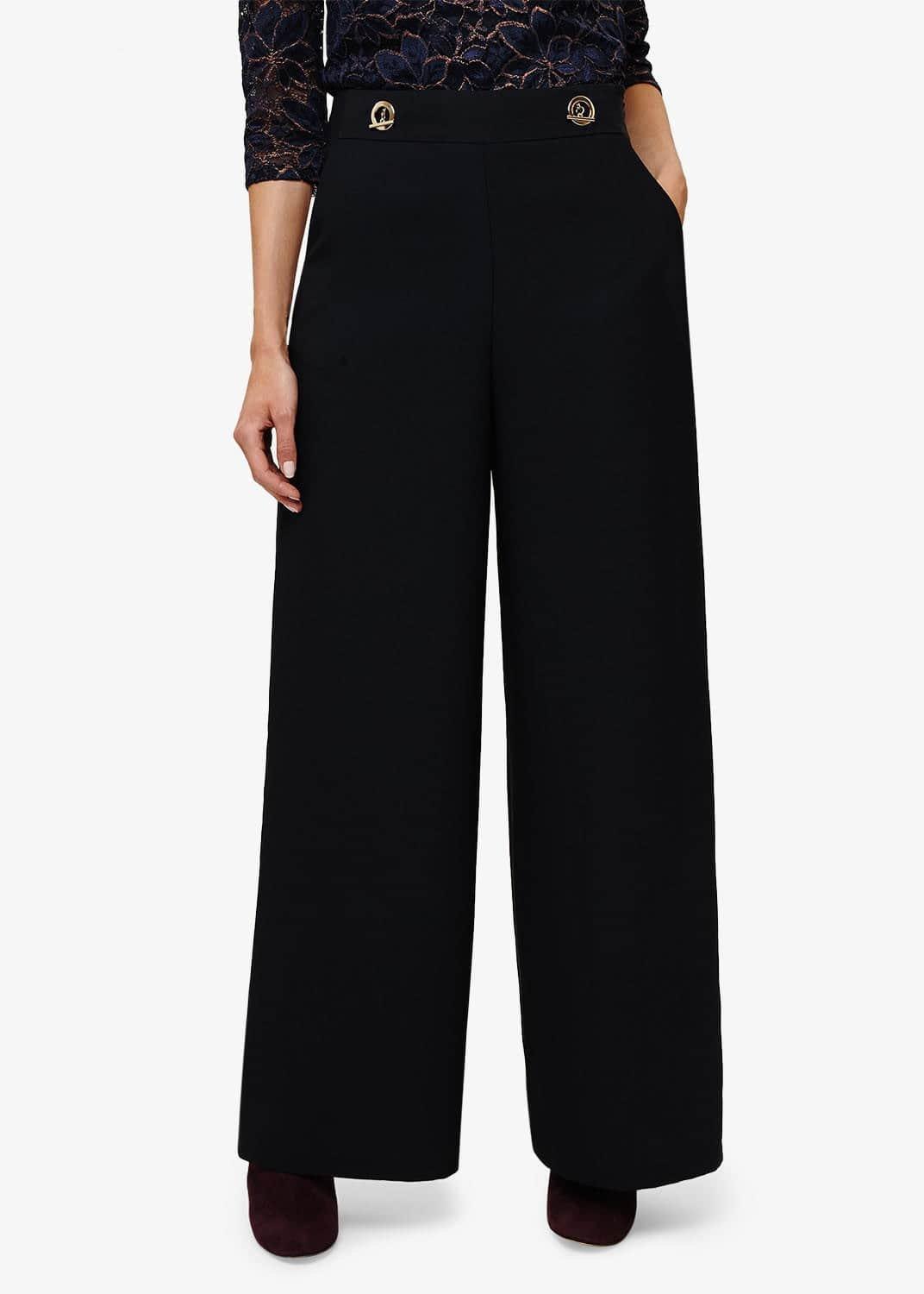 Robbie Eyelet Wide Trousers