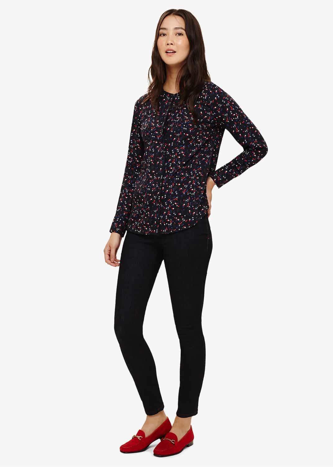 Fenni Contrast Stitch Jeans