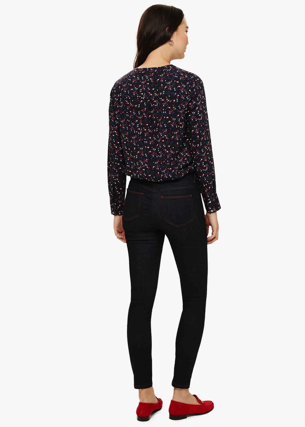 Fenni Contrast Stitch Jeans