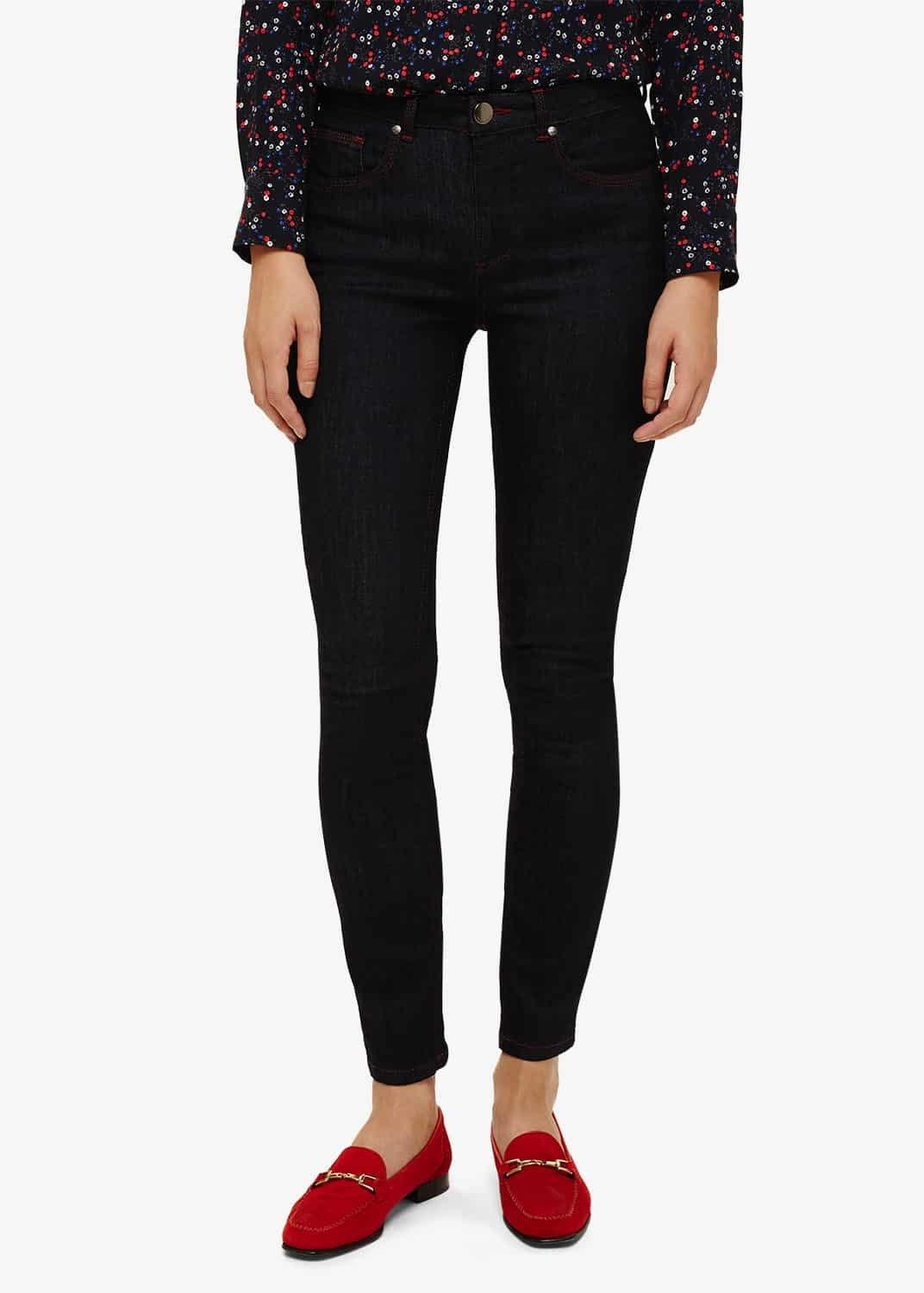Fenni Contrast Stitch Jeans