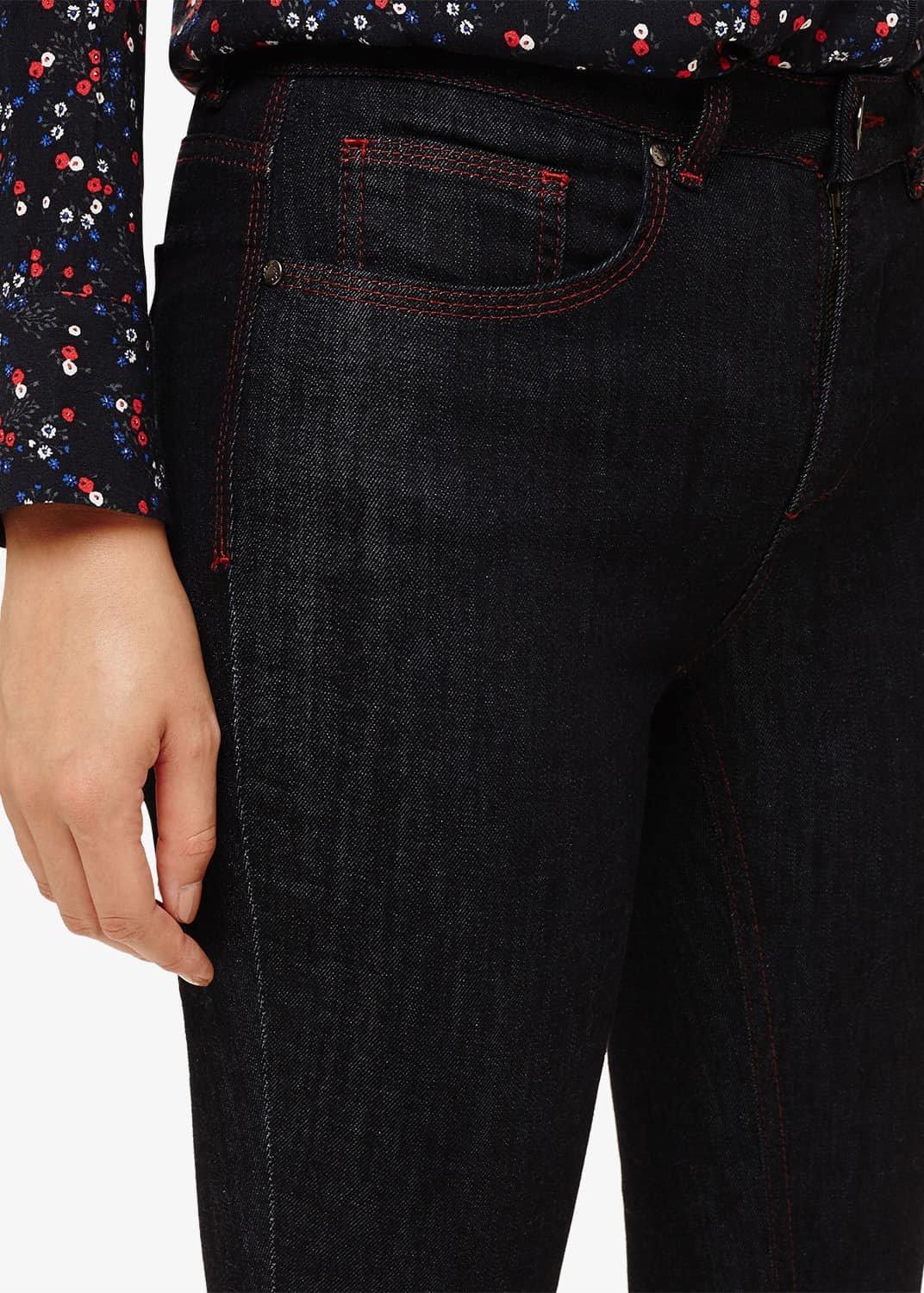 Fenni Contrast Stitch Jeans