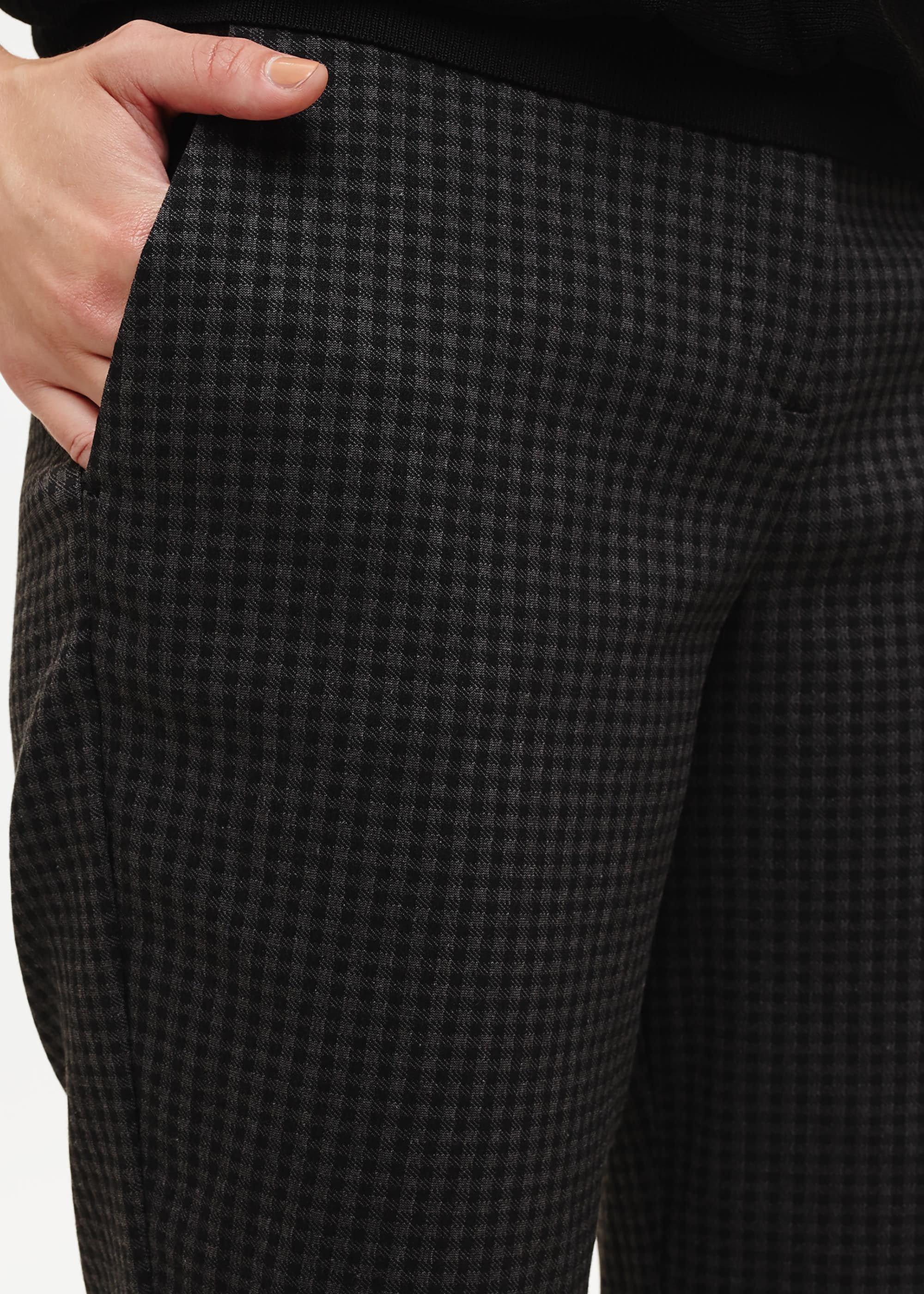 Carolyn Gingham Jacquard Trousers