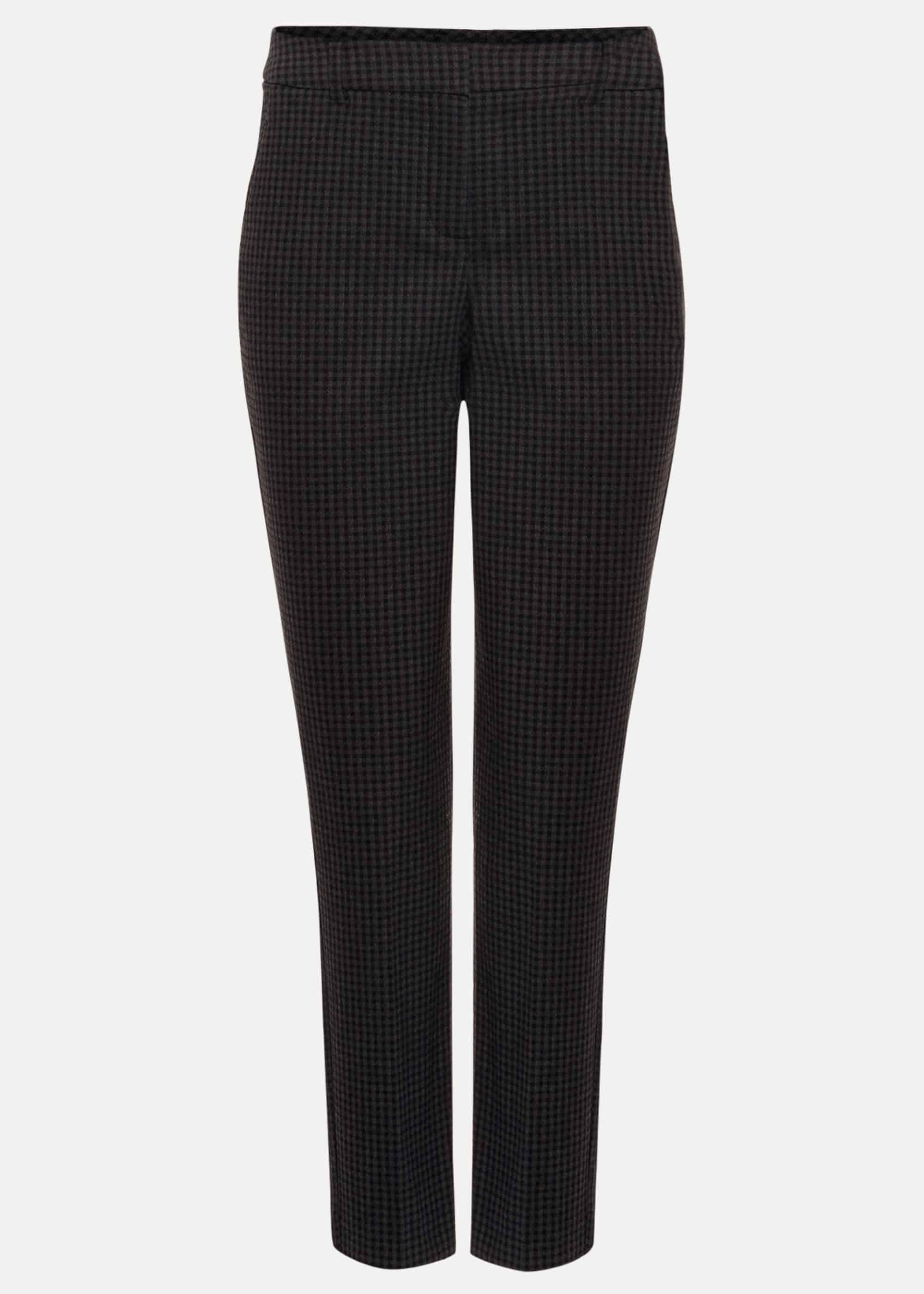 Carolyn Gingham Jacquard Trousers