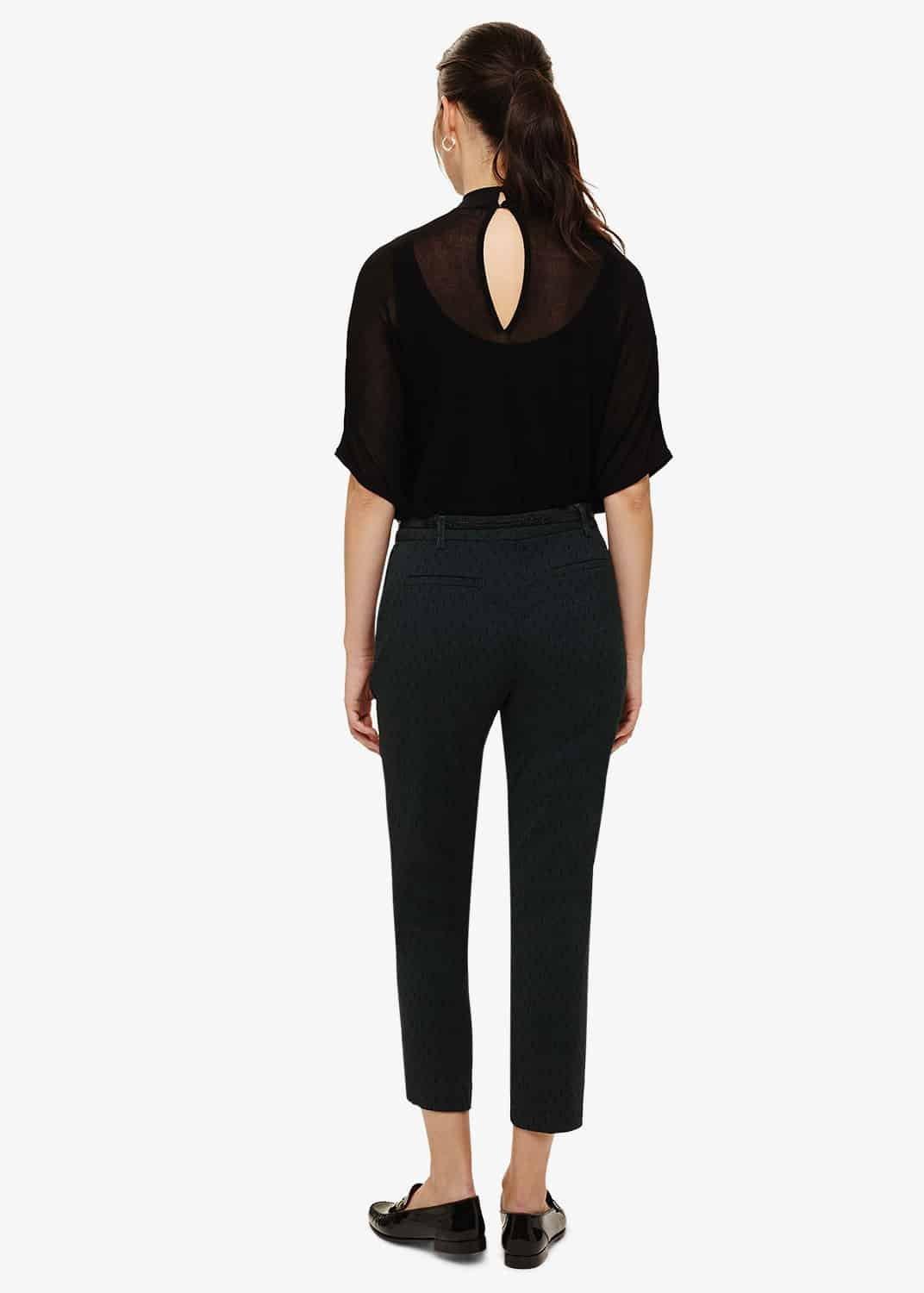 Larry Oval Jacquard Trousers