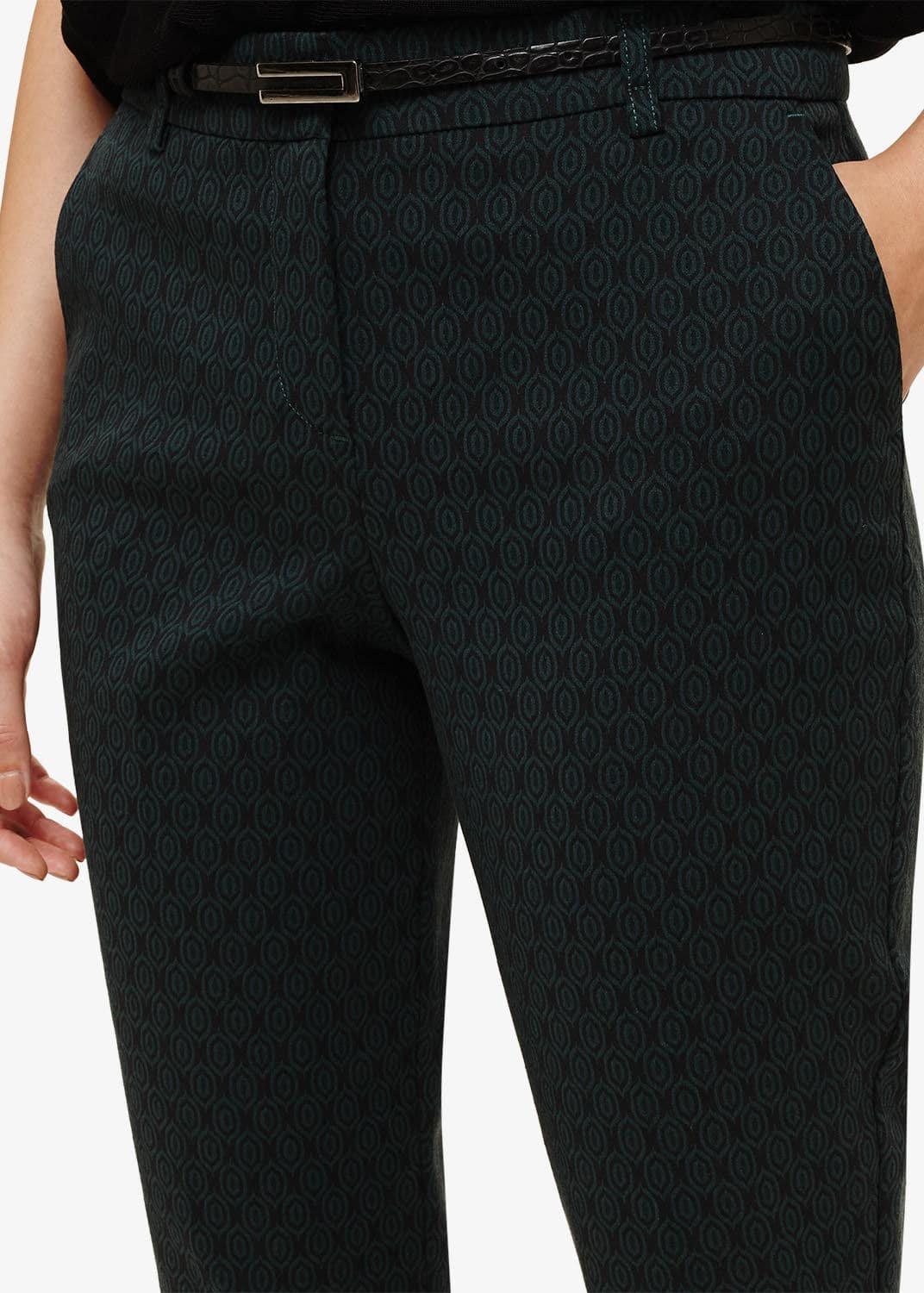 Larry Oval Jacquard Trousers