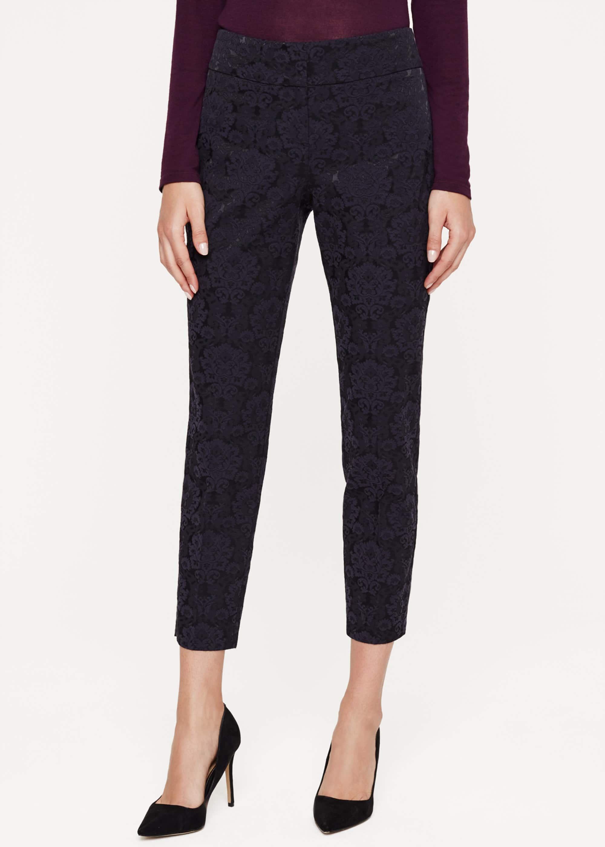 Lil Floral Jacquard Trousers
