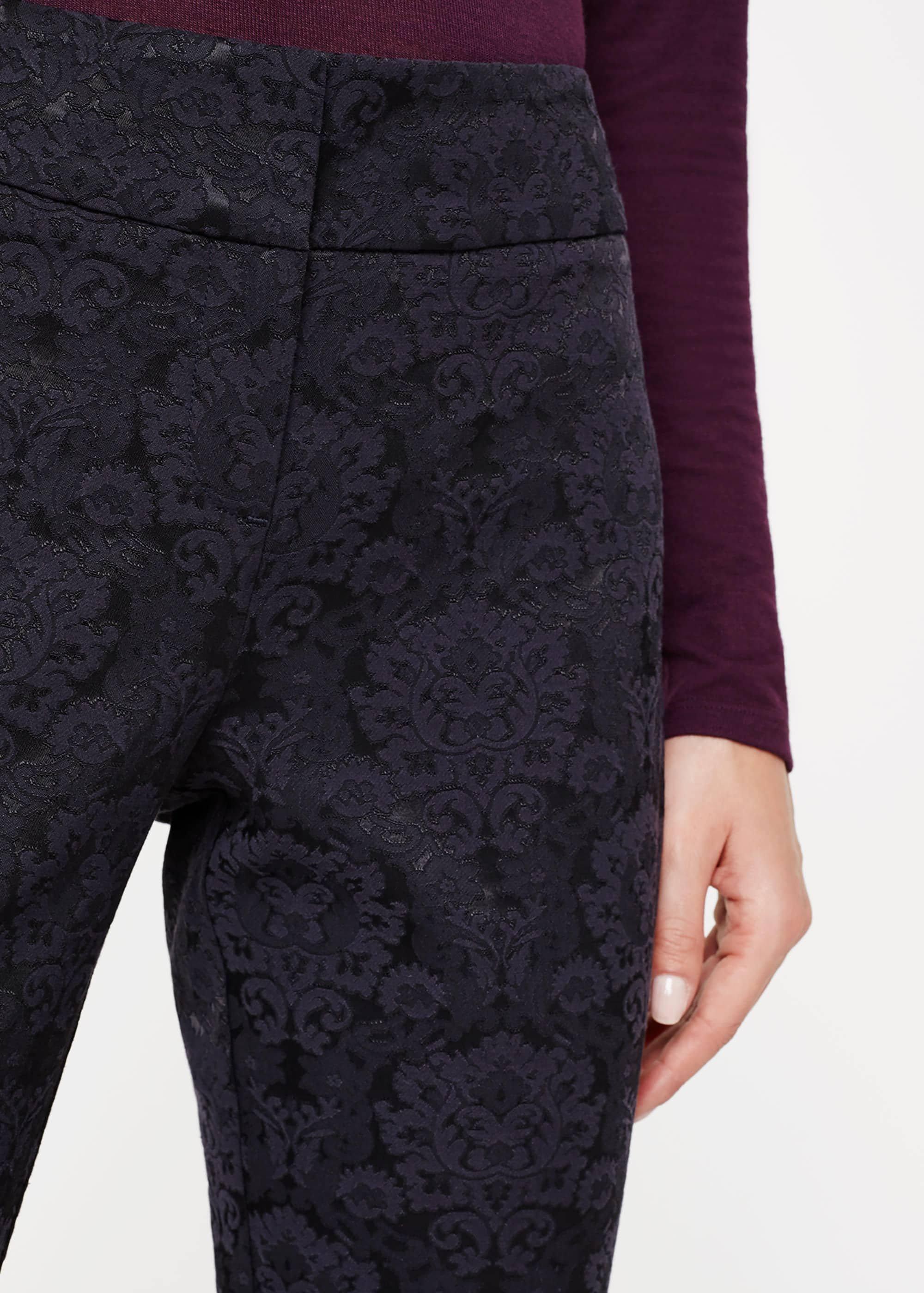 Lil Floral Jacquard Trousers