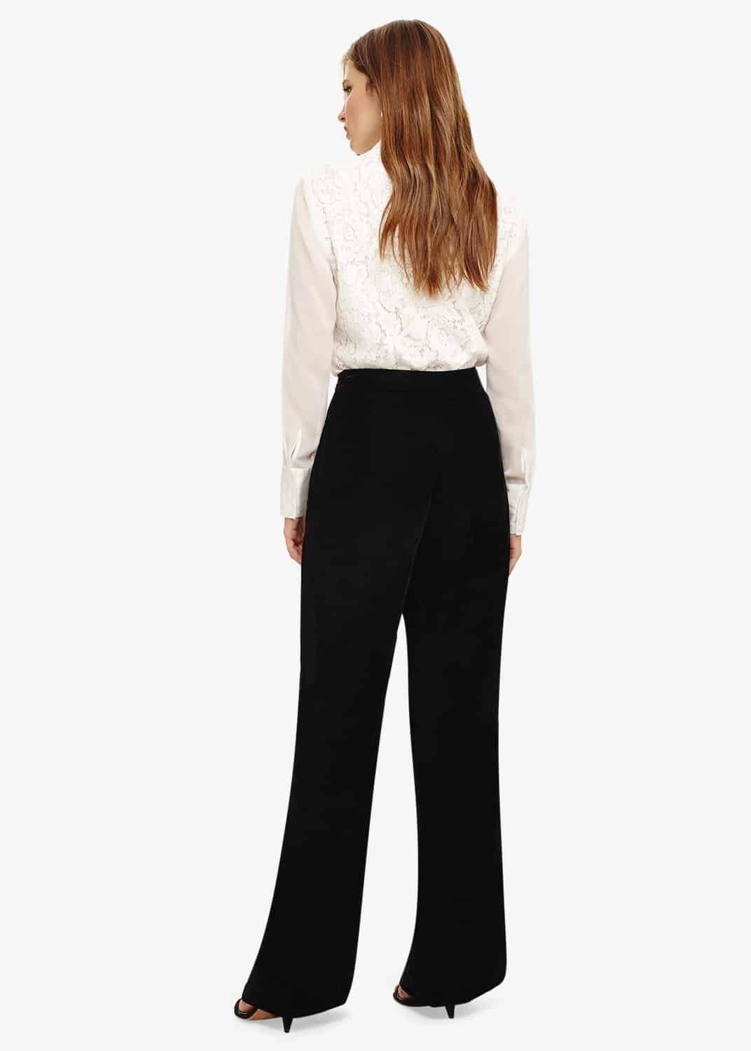 Tabby Velvet Wide Leg Trousers
