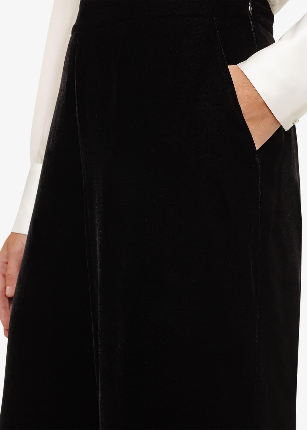 Tabby Velvet Wide Leg Trousers