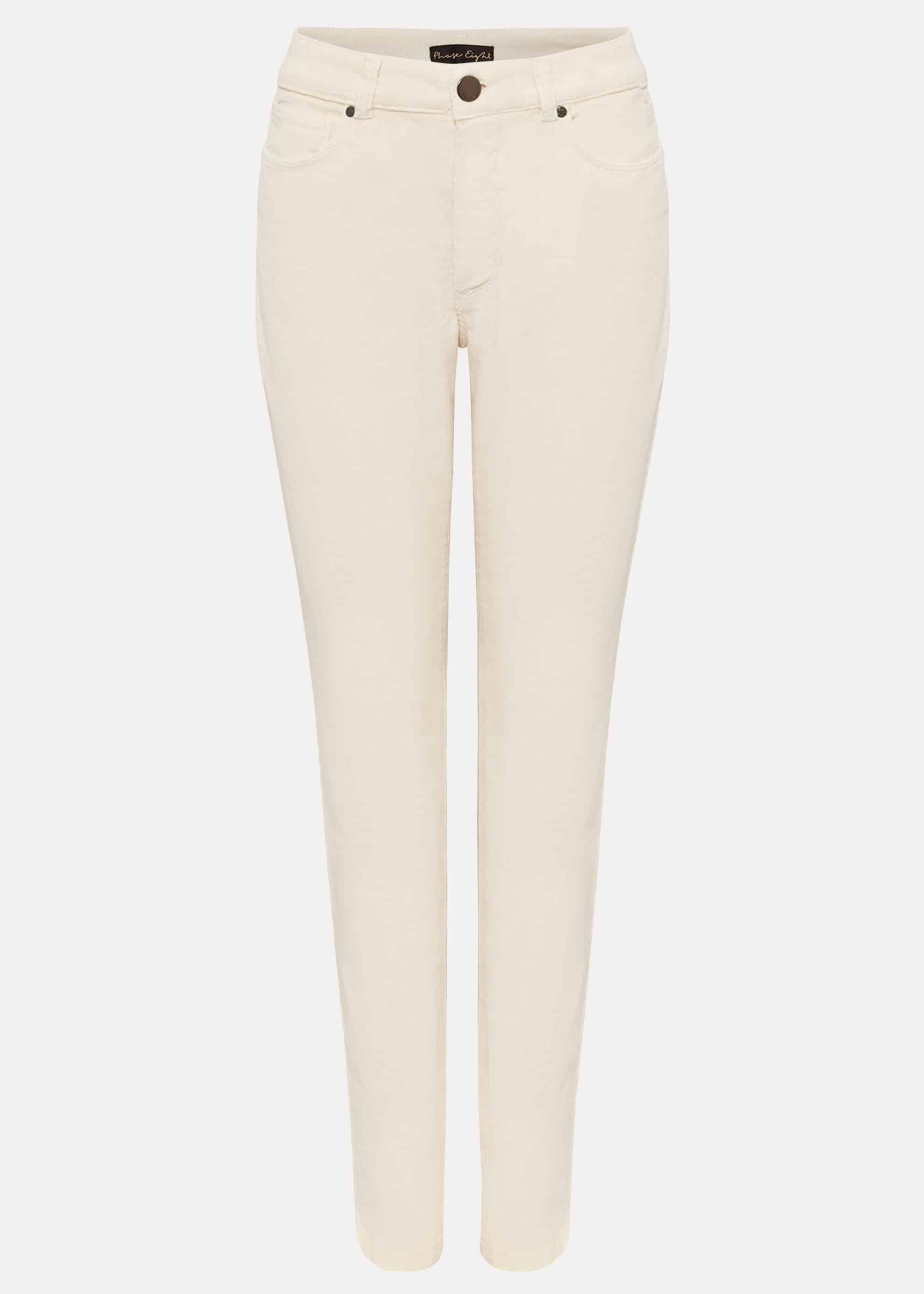 Feobee Slim Fit Cord Jeans
