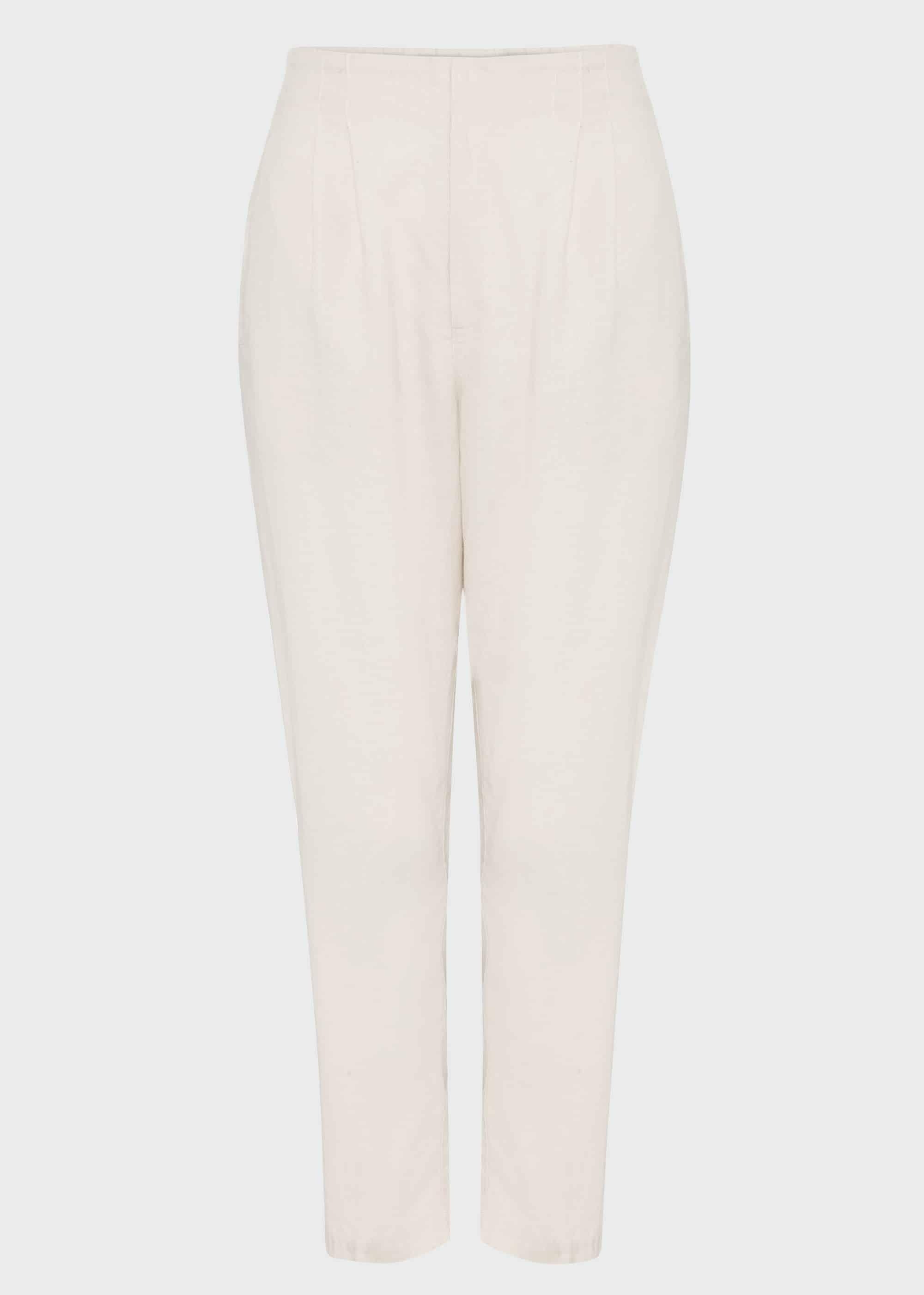 Linen Peg Trousers