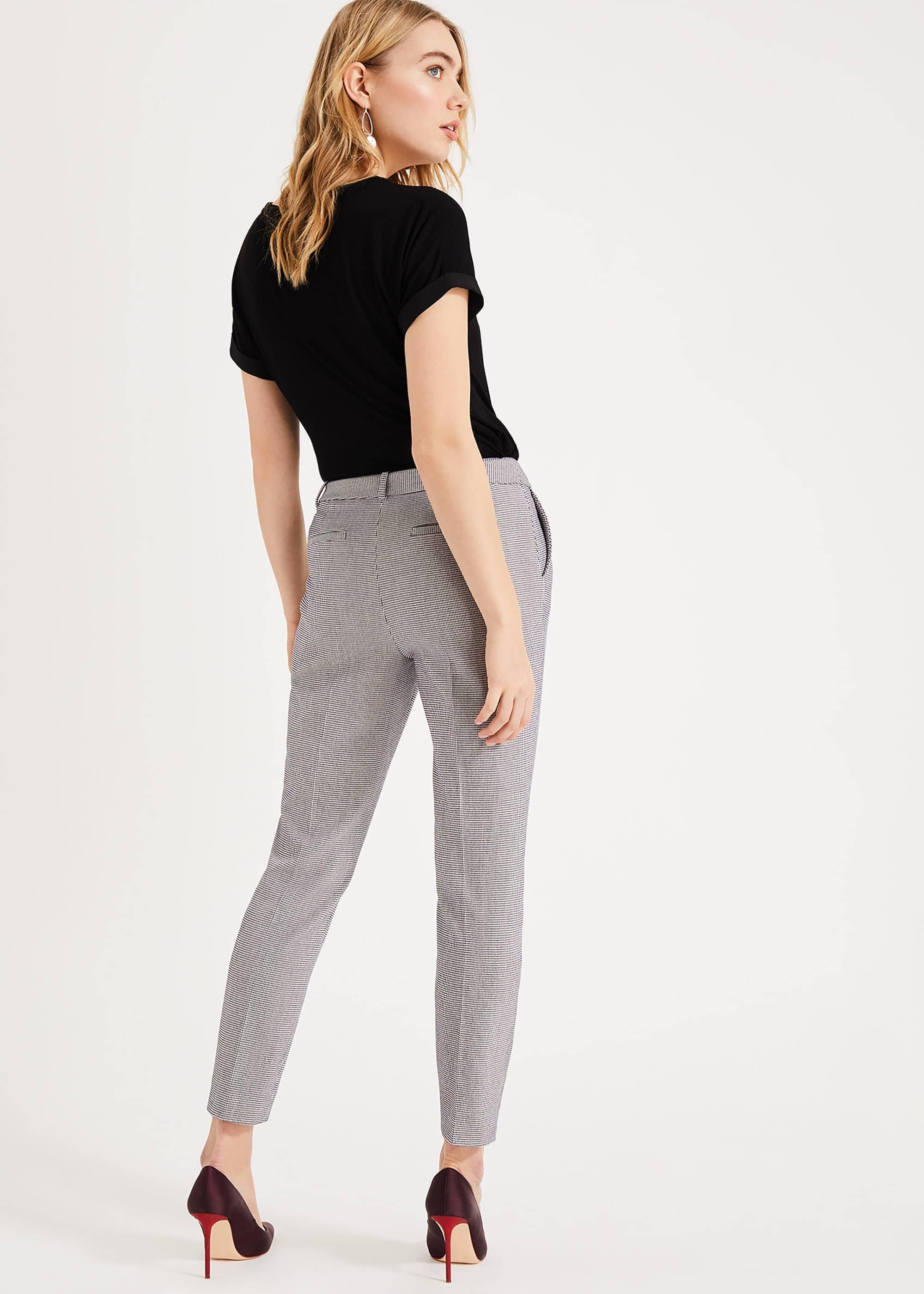 Waffle Check Trousers