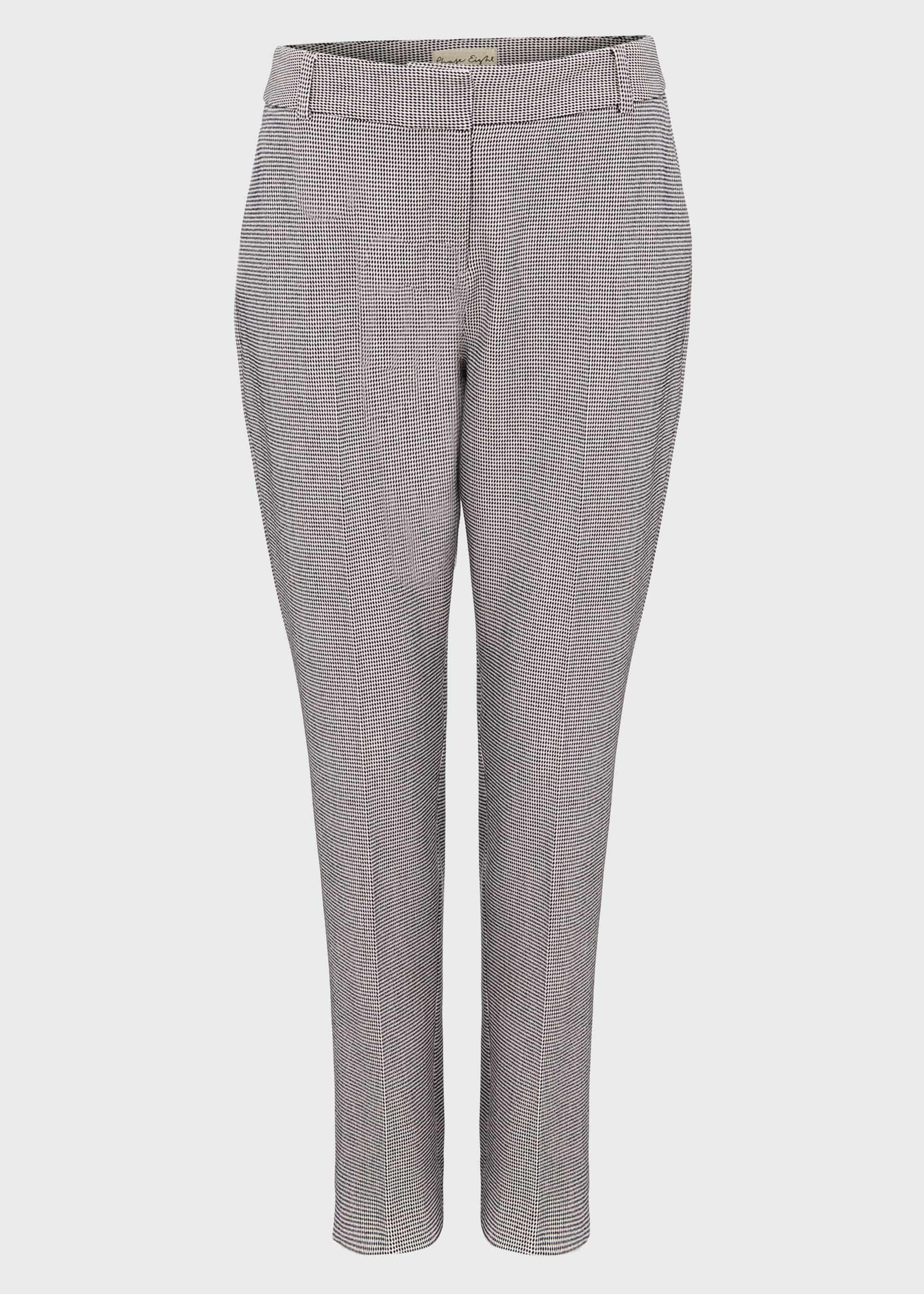 Waffle Check Trousers