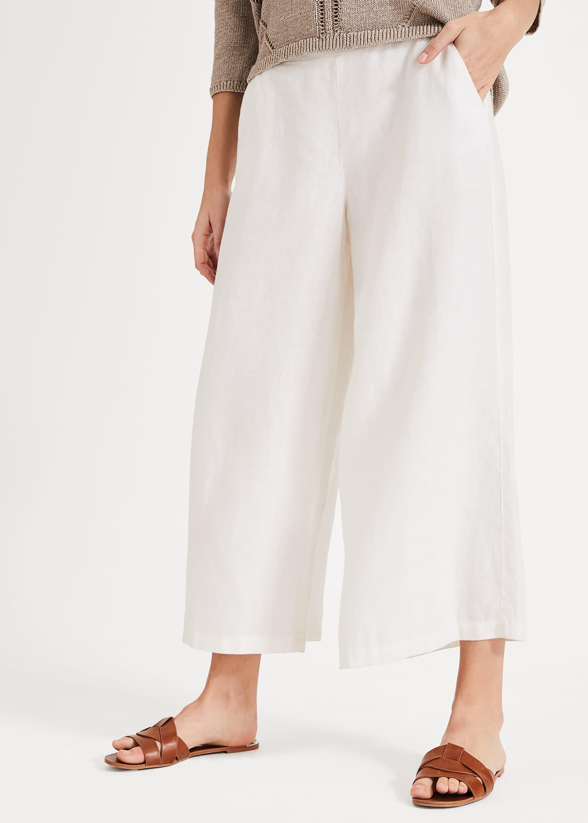 Lux Linen Wide Trousers