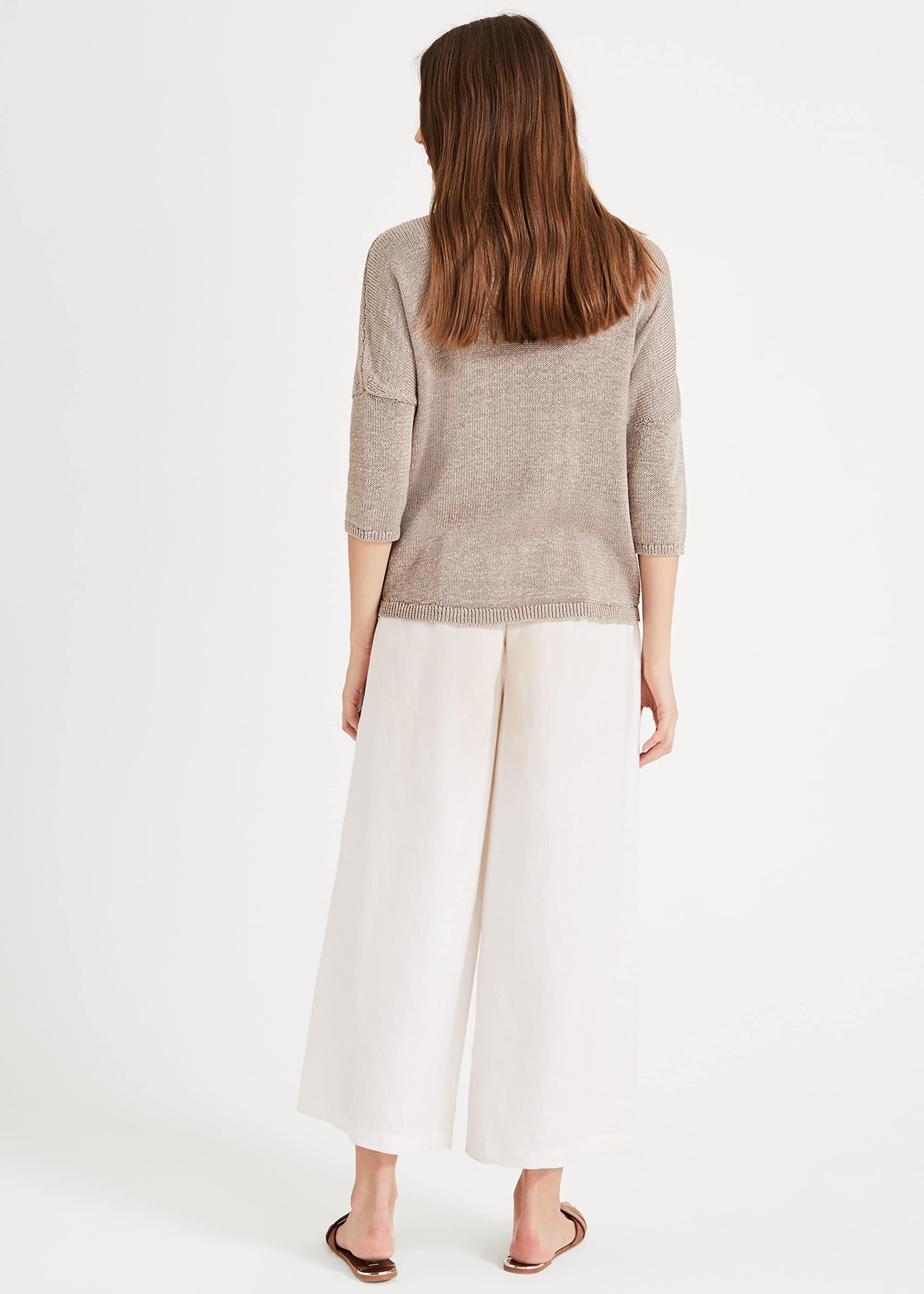 Lux Linen Wide Trousers