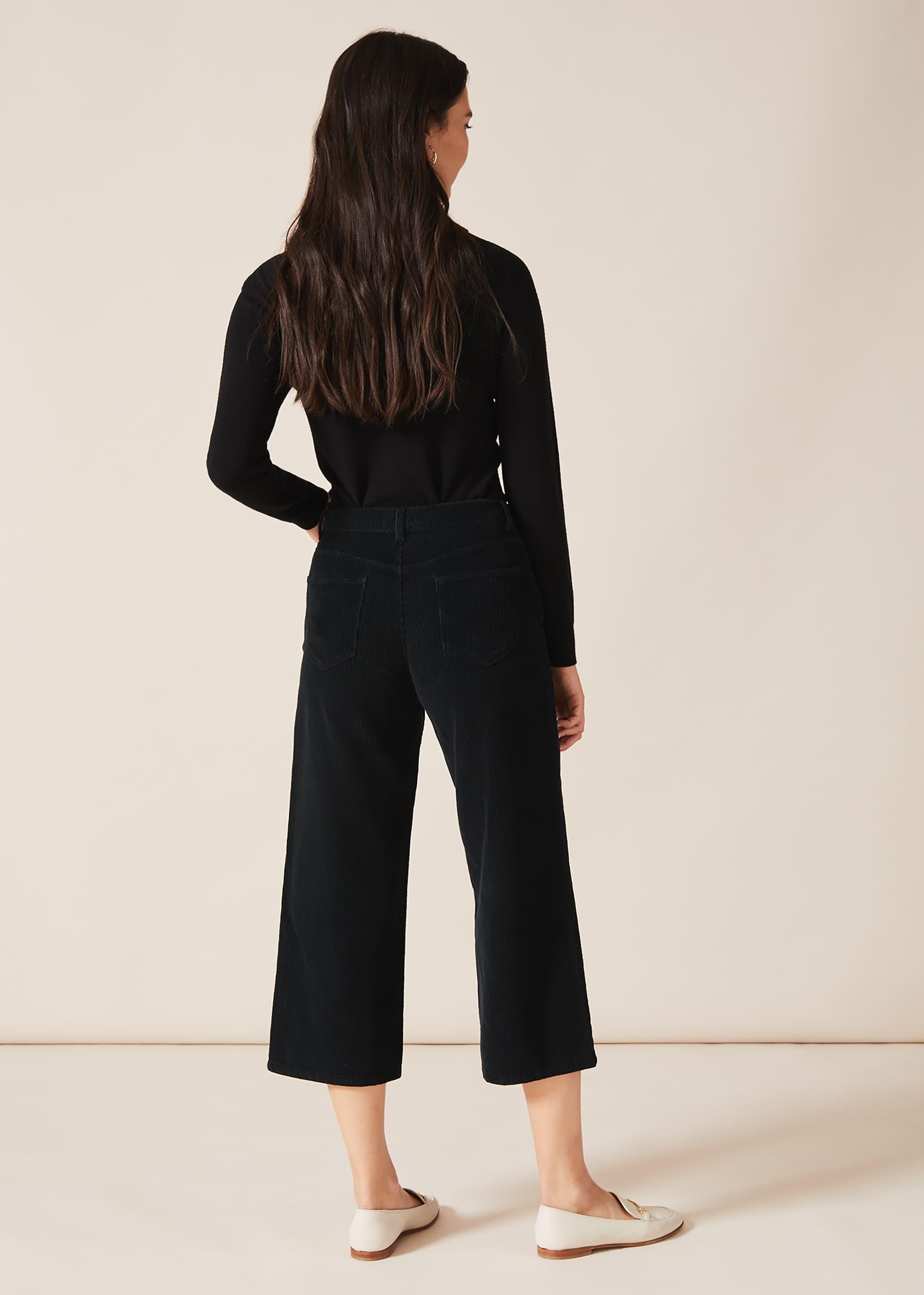 Paisia Cord Crop Trousers