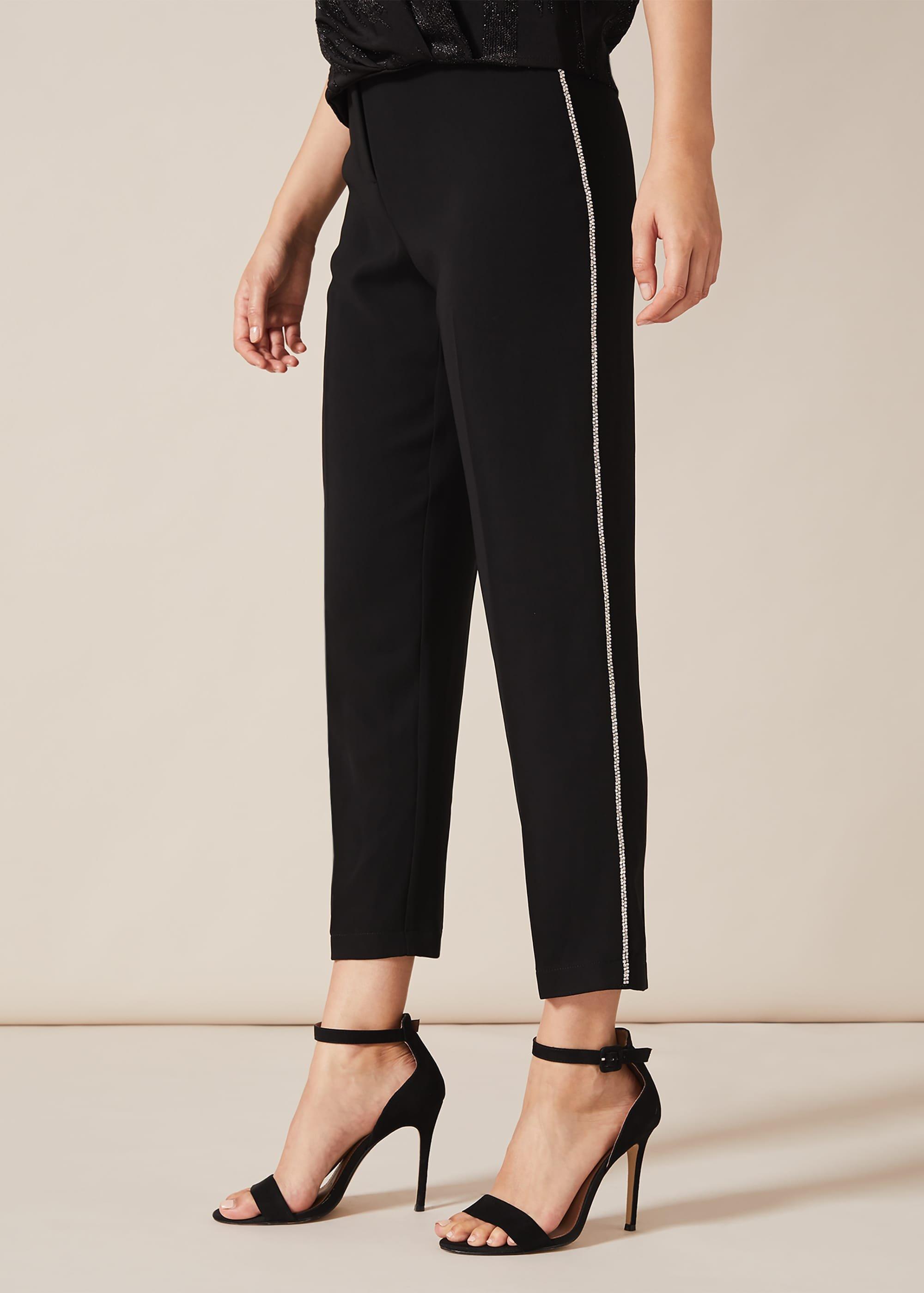 Safia Tapered Diamante Trousers