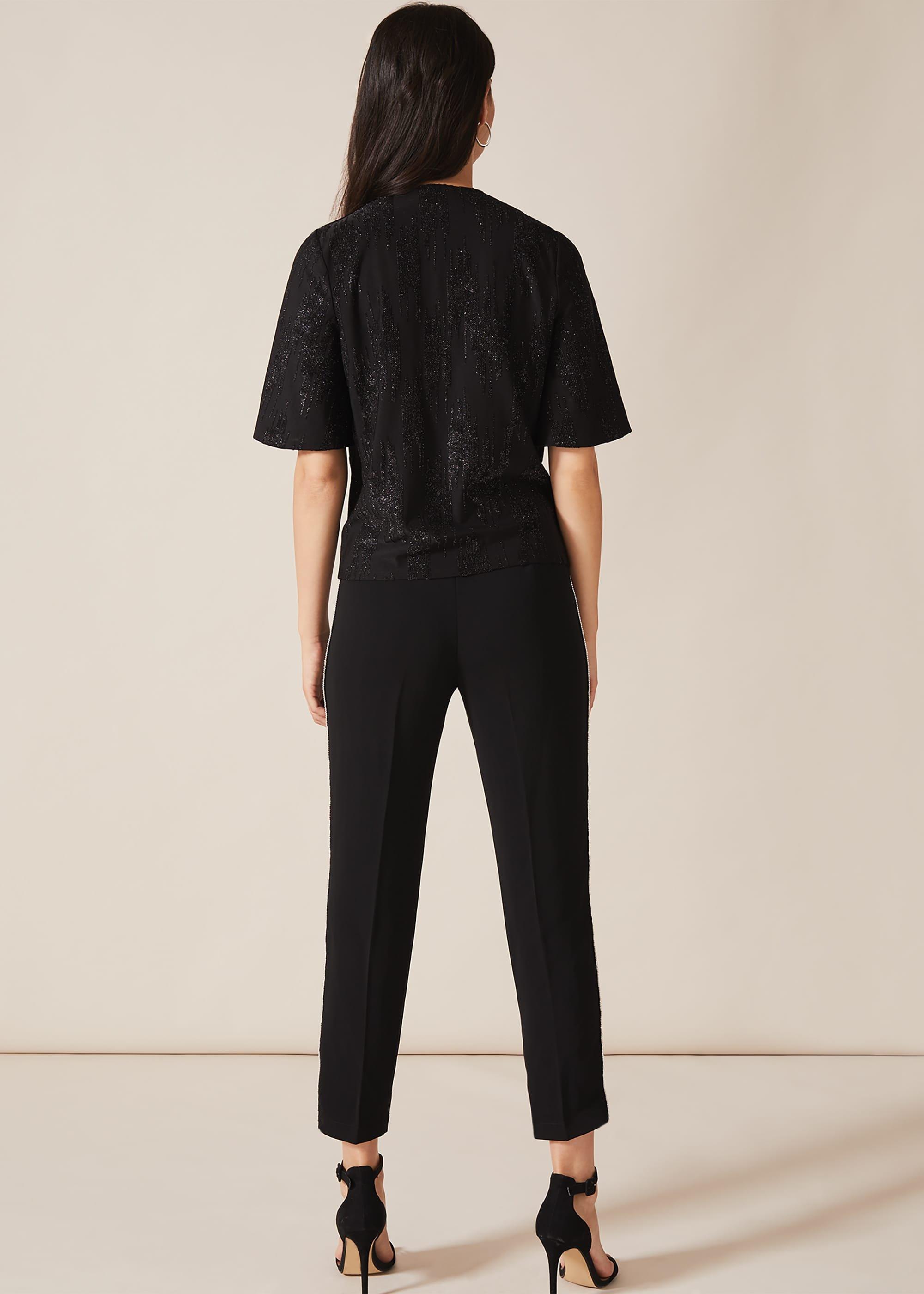 Safia Tapered Diamante Trousers