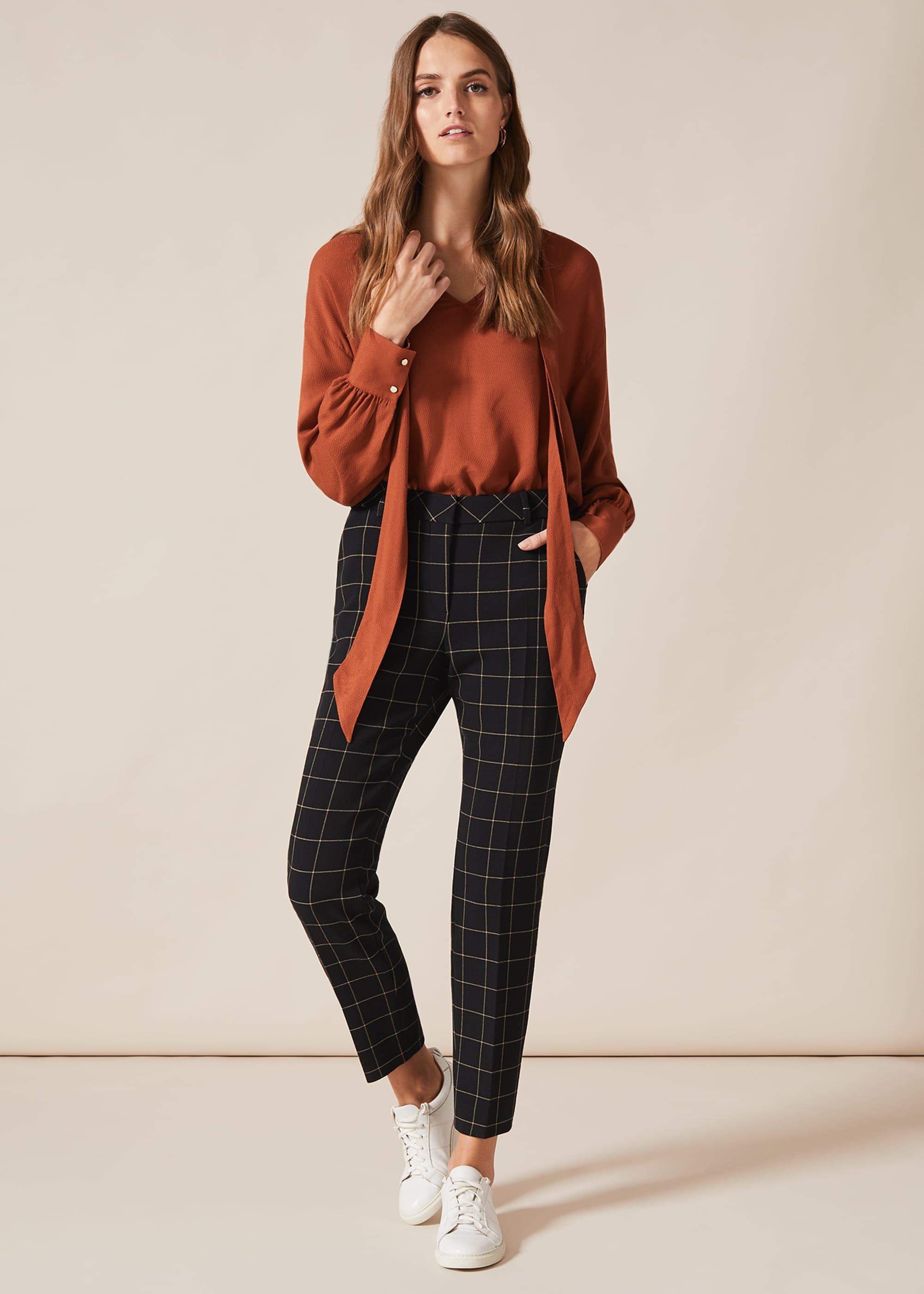 Toni Check Suit Trousers