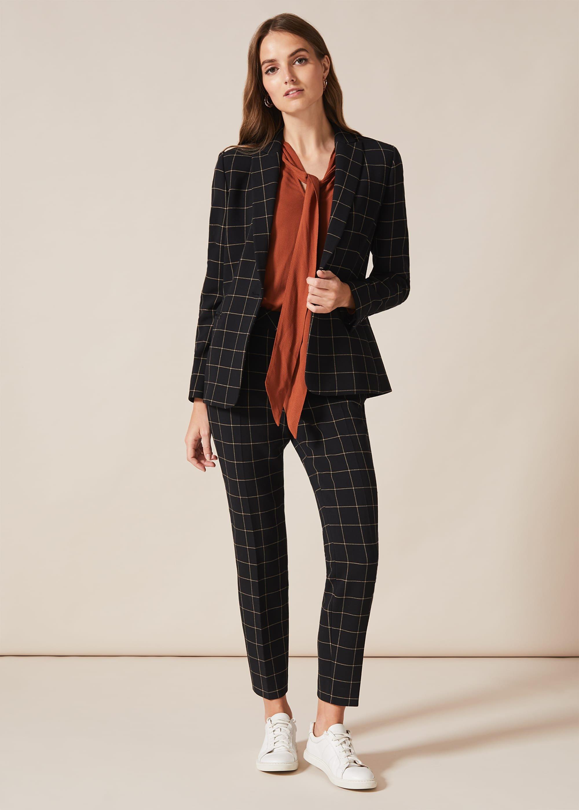 Toni Check Suit Trousers
