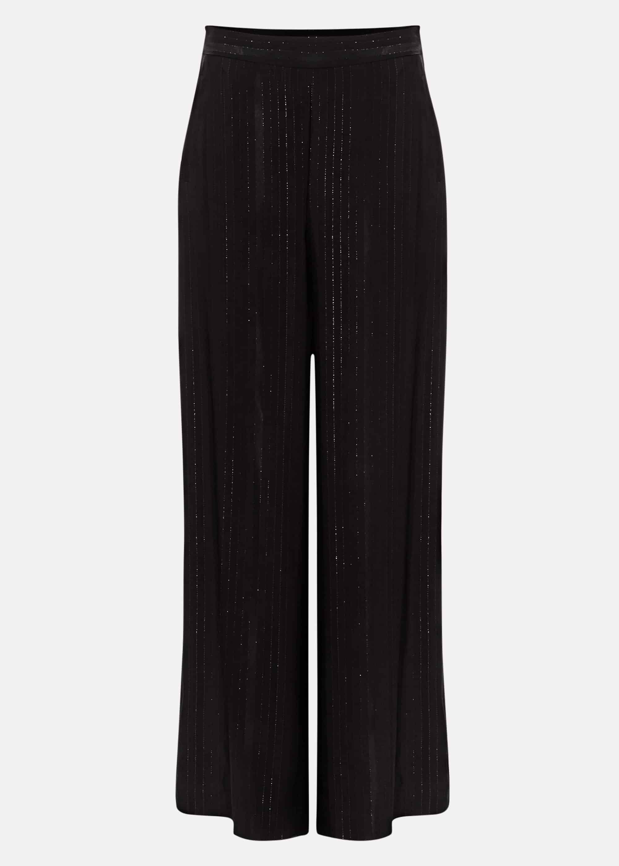 Clea Pinstripe Wide Leg Trouser