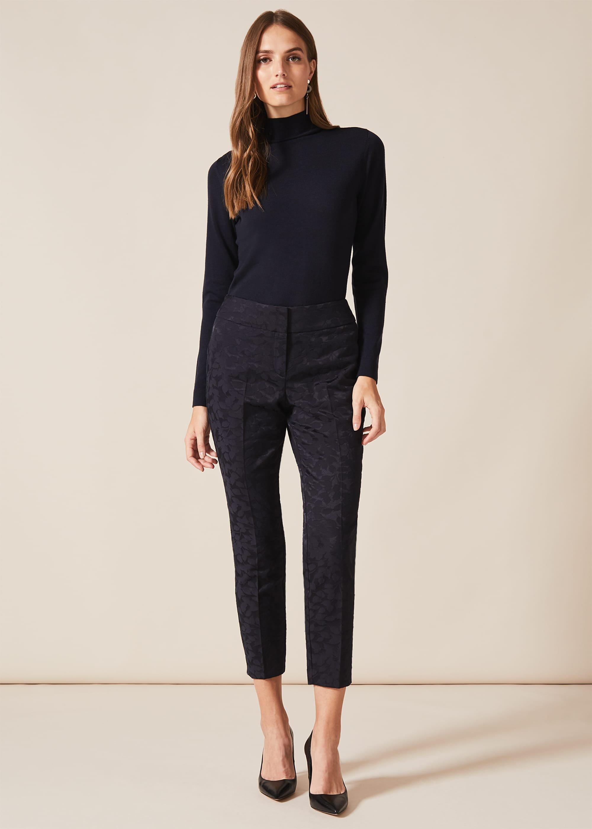 Tala Leaf Jacquard Trousers