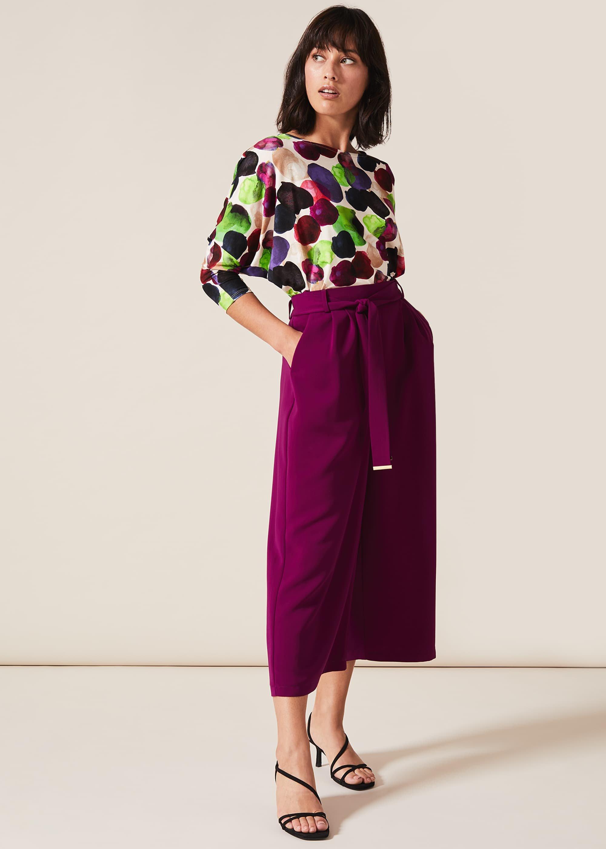 Magma Belted Culottes
