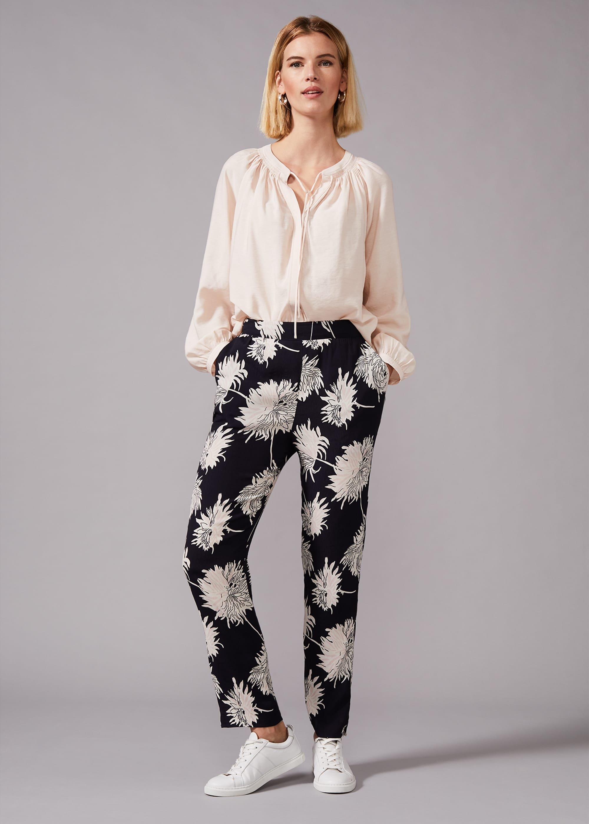 Keiki Floral Tapered Trousers