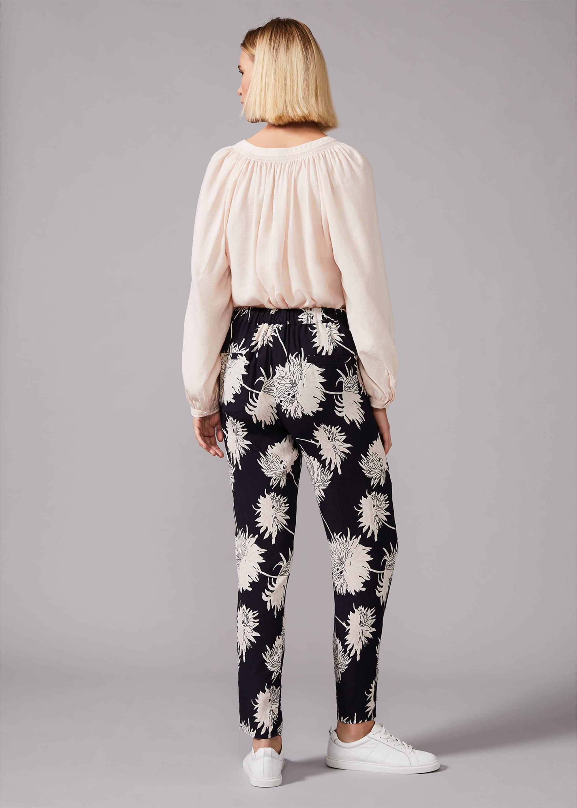 Keiki Floral Tapered Trousers