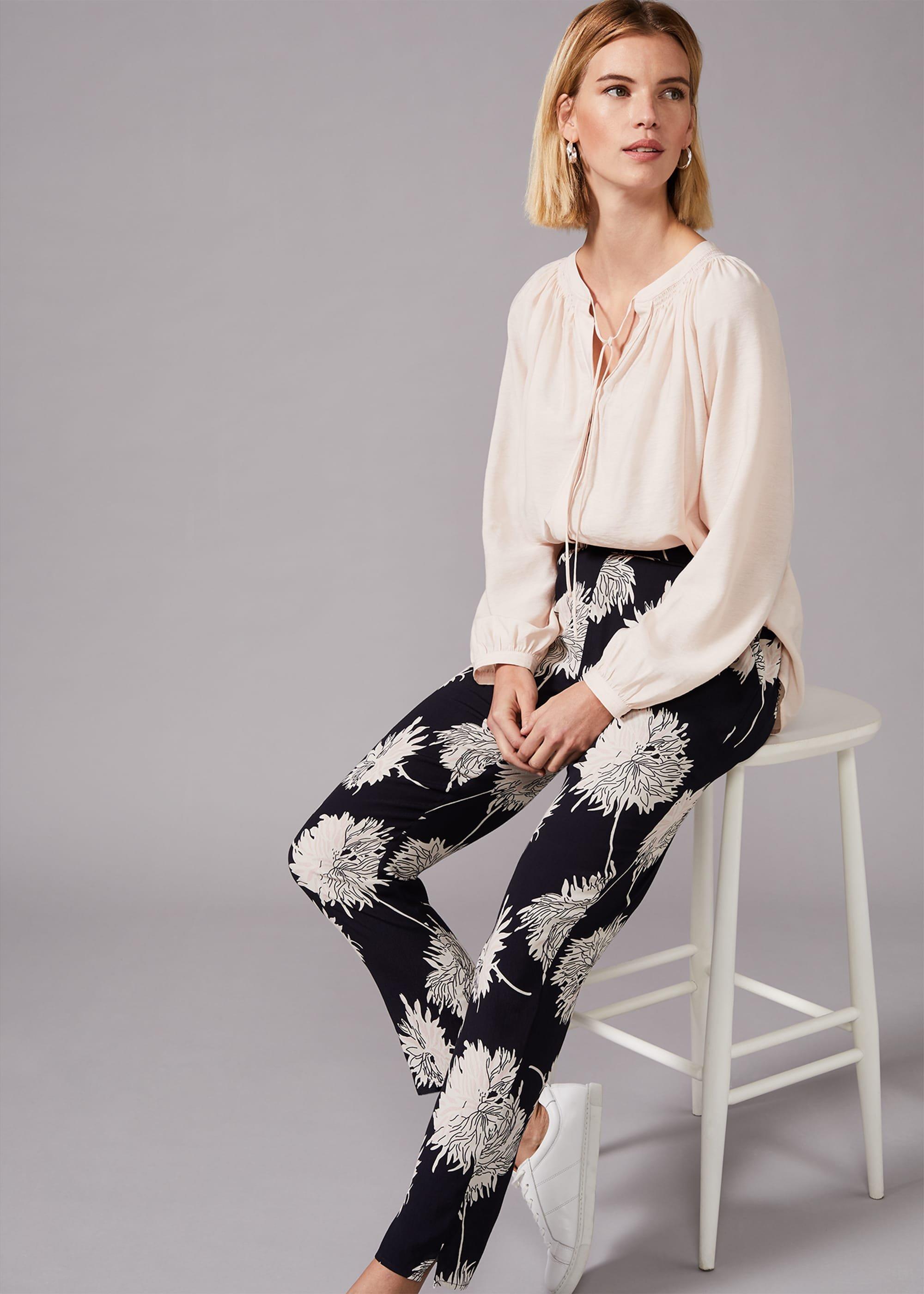 Keiki Floral Tapered Trousers