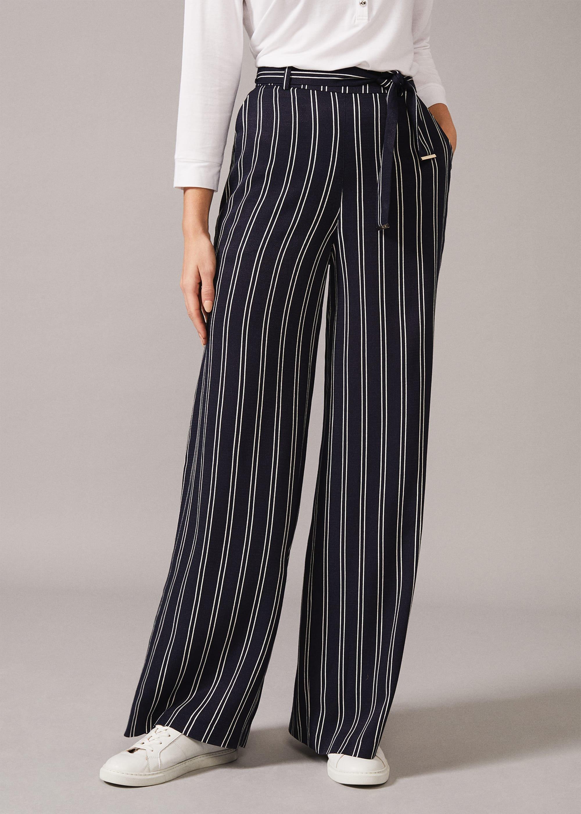 Lucas Stripe Full Length Trouser