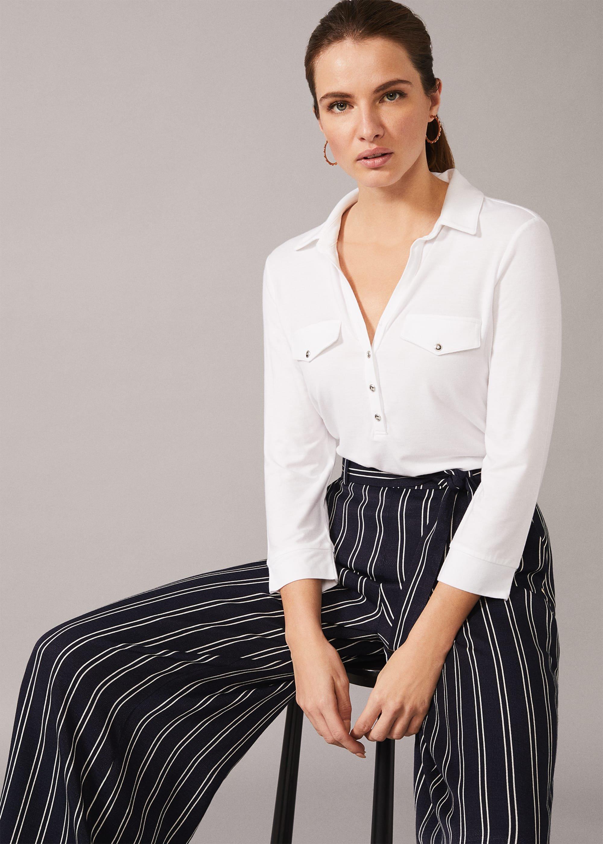 Lucas Stripe Full Length Trouser