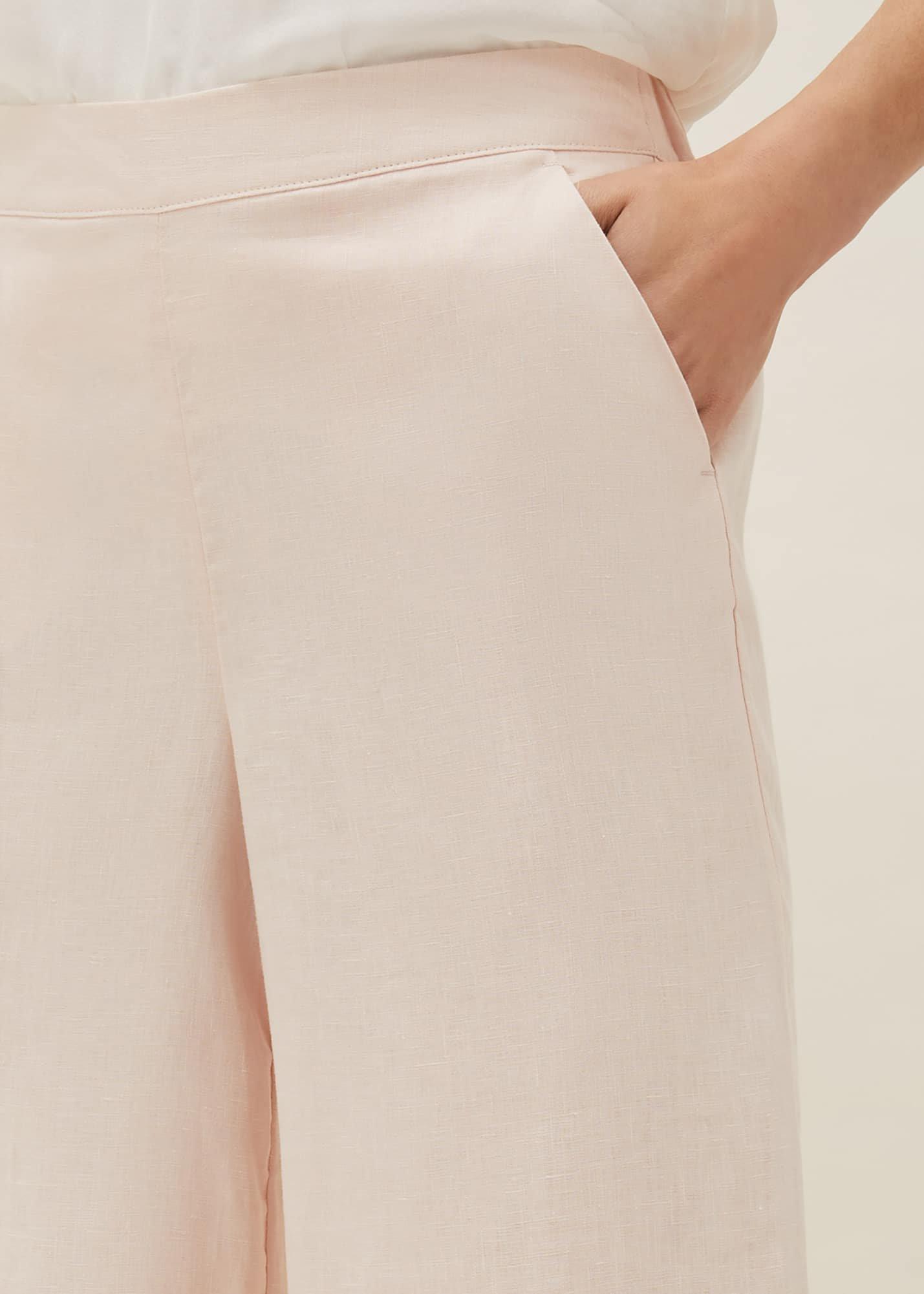 Keller Linen Wide Leg Suit Trouser