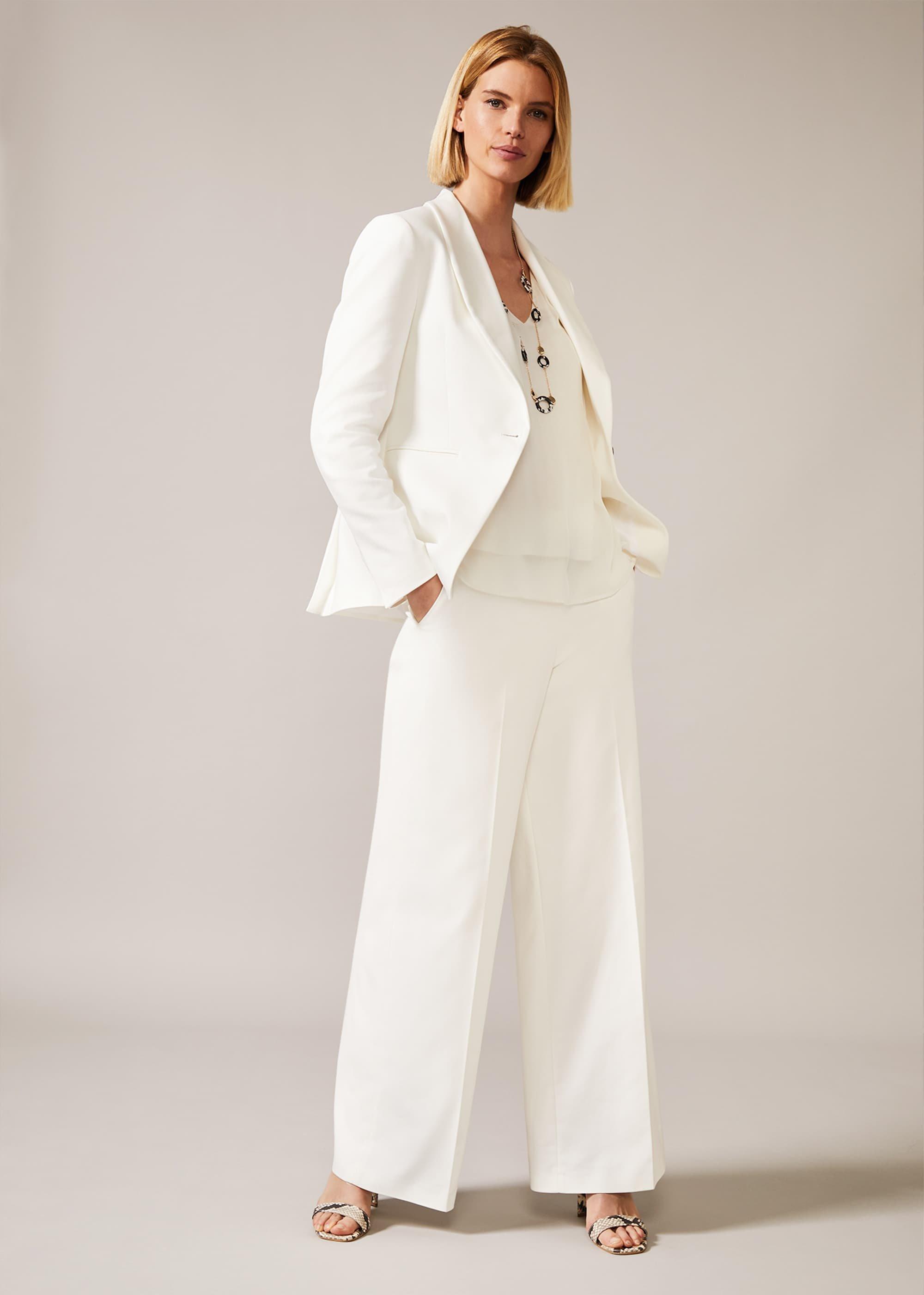 Raphaelle Wide Leg Suit Trouser