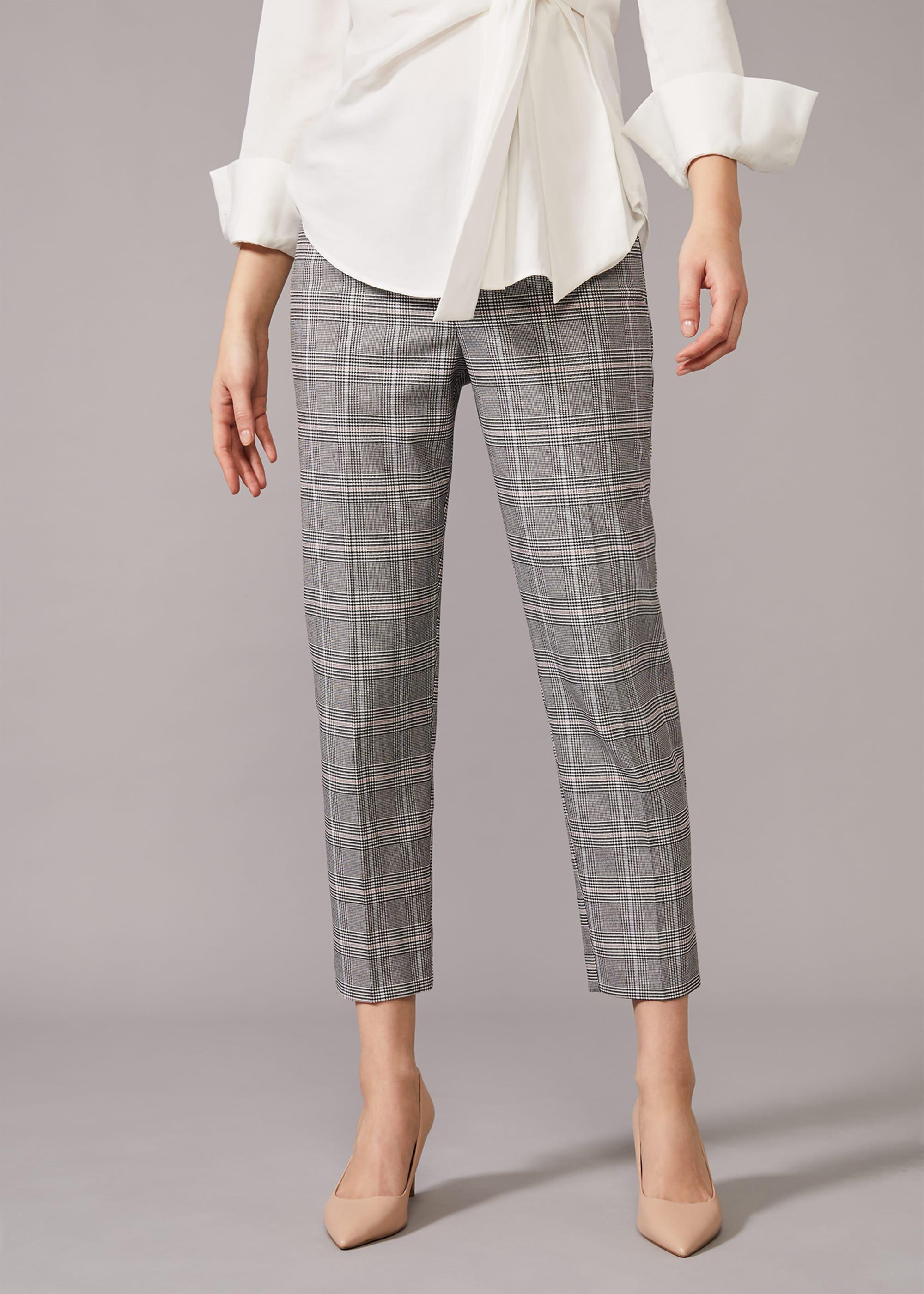 Terri Check Tapered Trouser