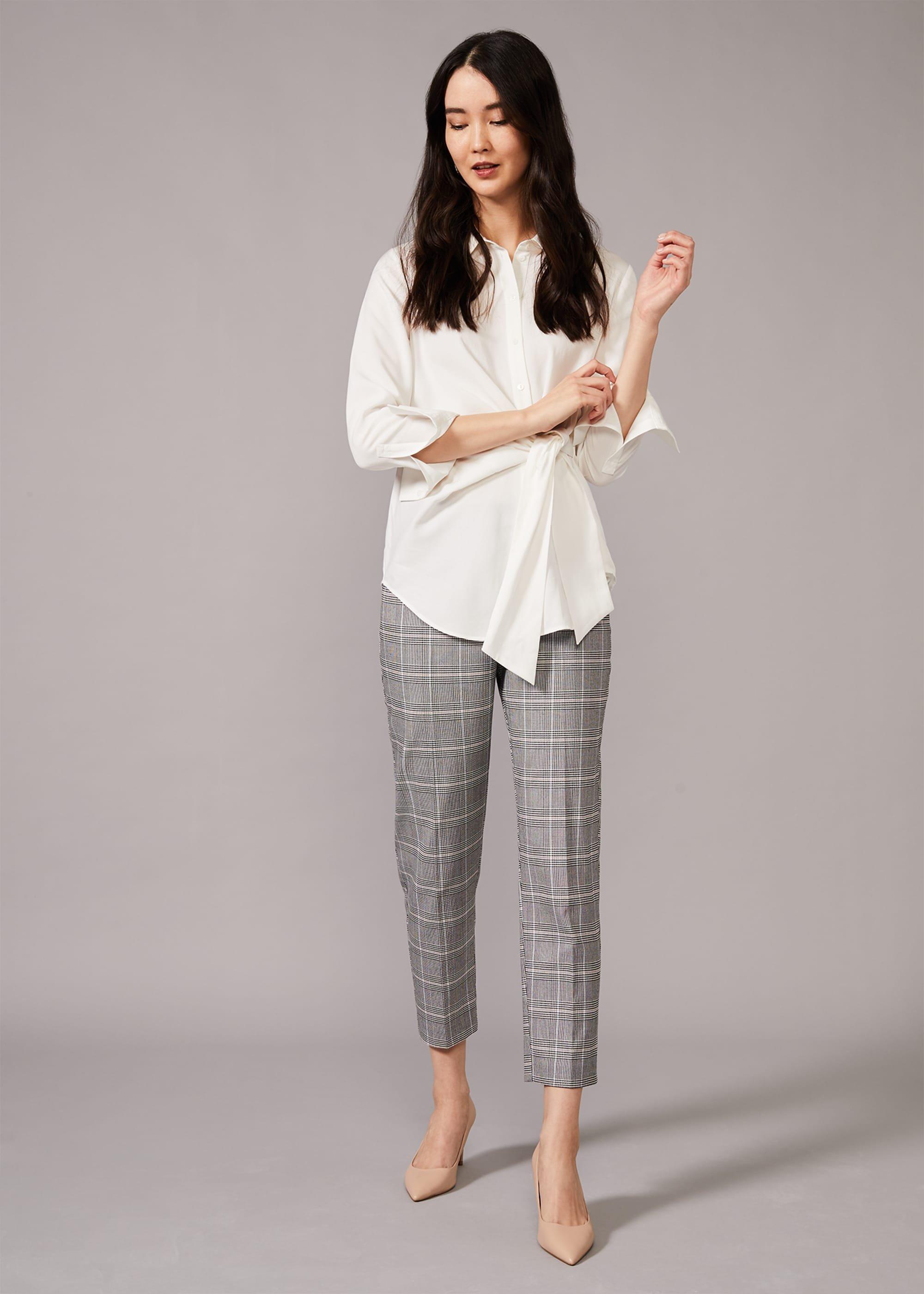 Terri Check Tapered Trouser
