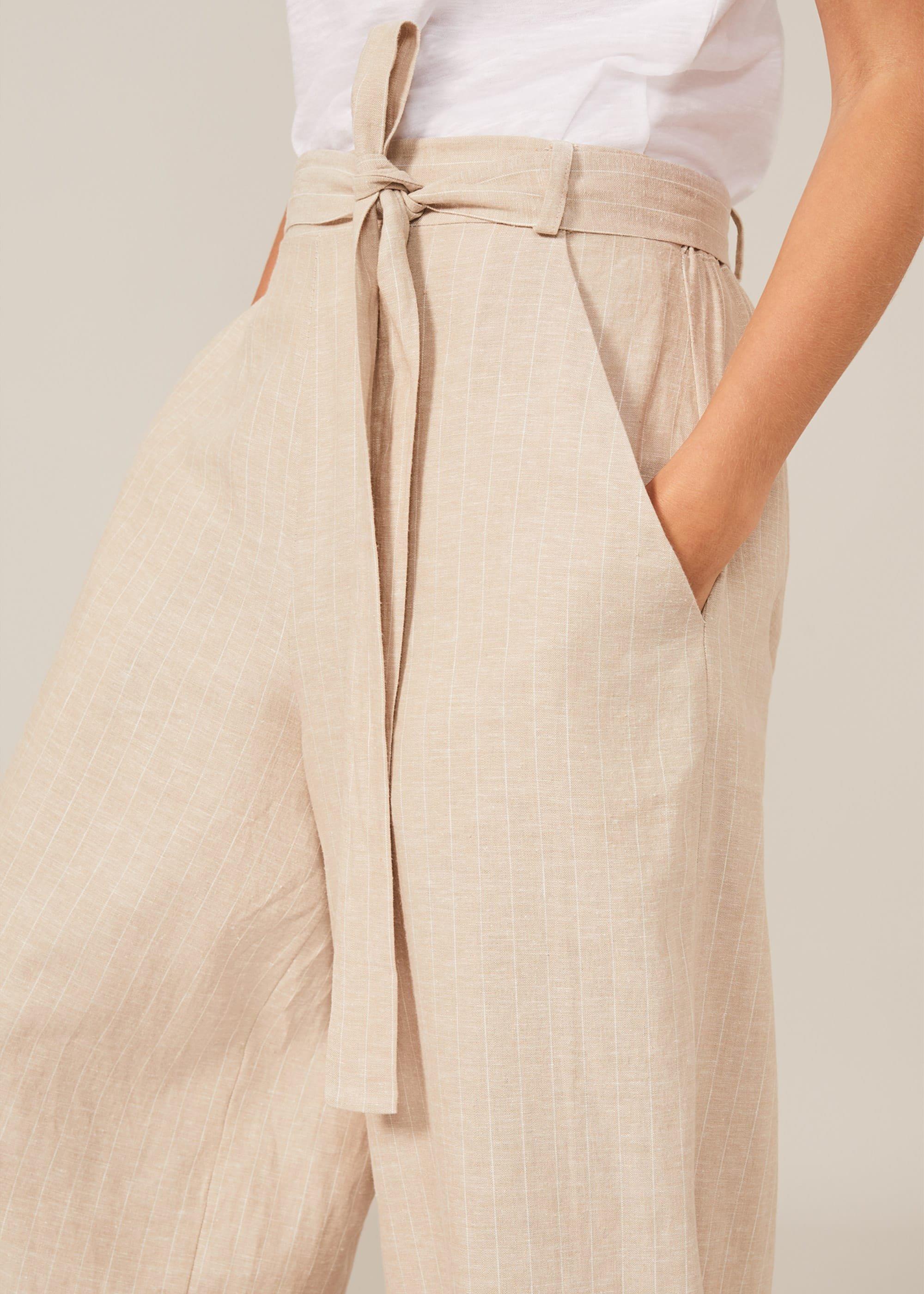 Amanda Stripe Crop Trousers